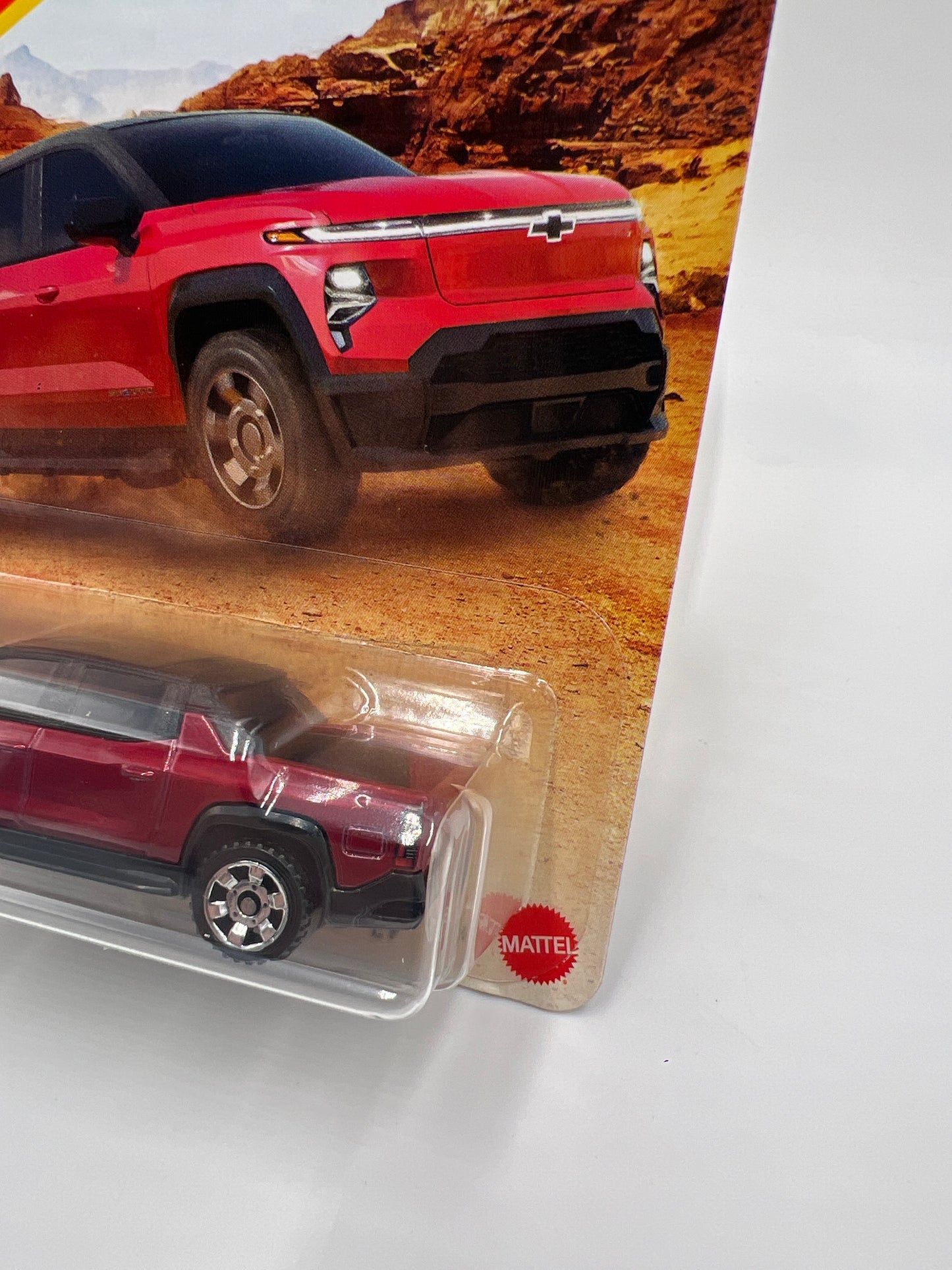 2025 Matchbox #108 2024 Chevy Silverado EV Red 209F