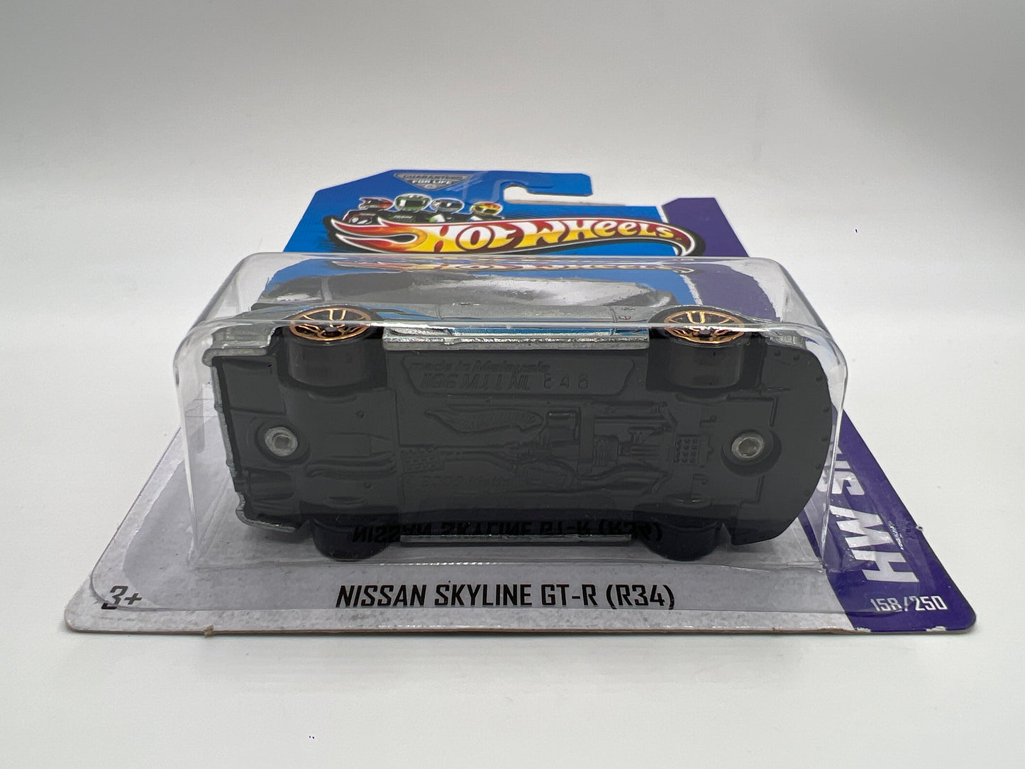 2013 Hot Wheels Walmart Exclusive Zamac 006 #158 Nissan Skyline GT-R R34 W/Protector