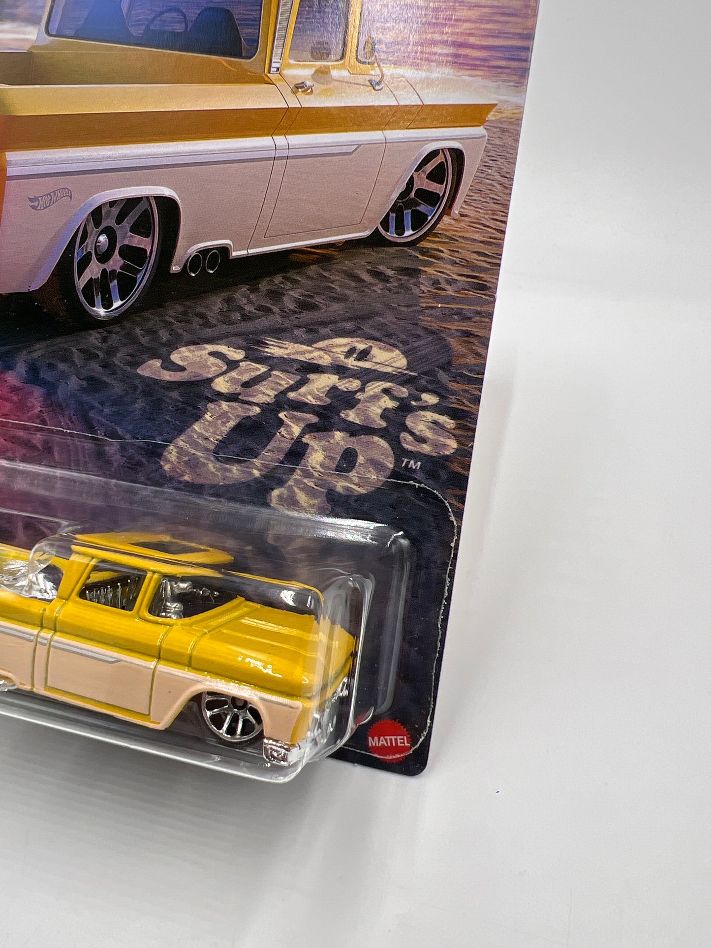 2025 HW Silver Series Surfs Up #1 Custom 62 Chevy Pickup Yellow 155C