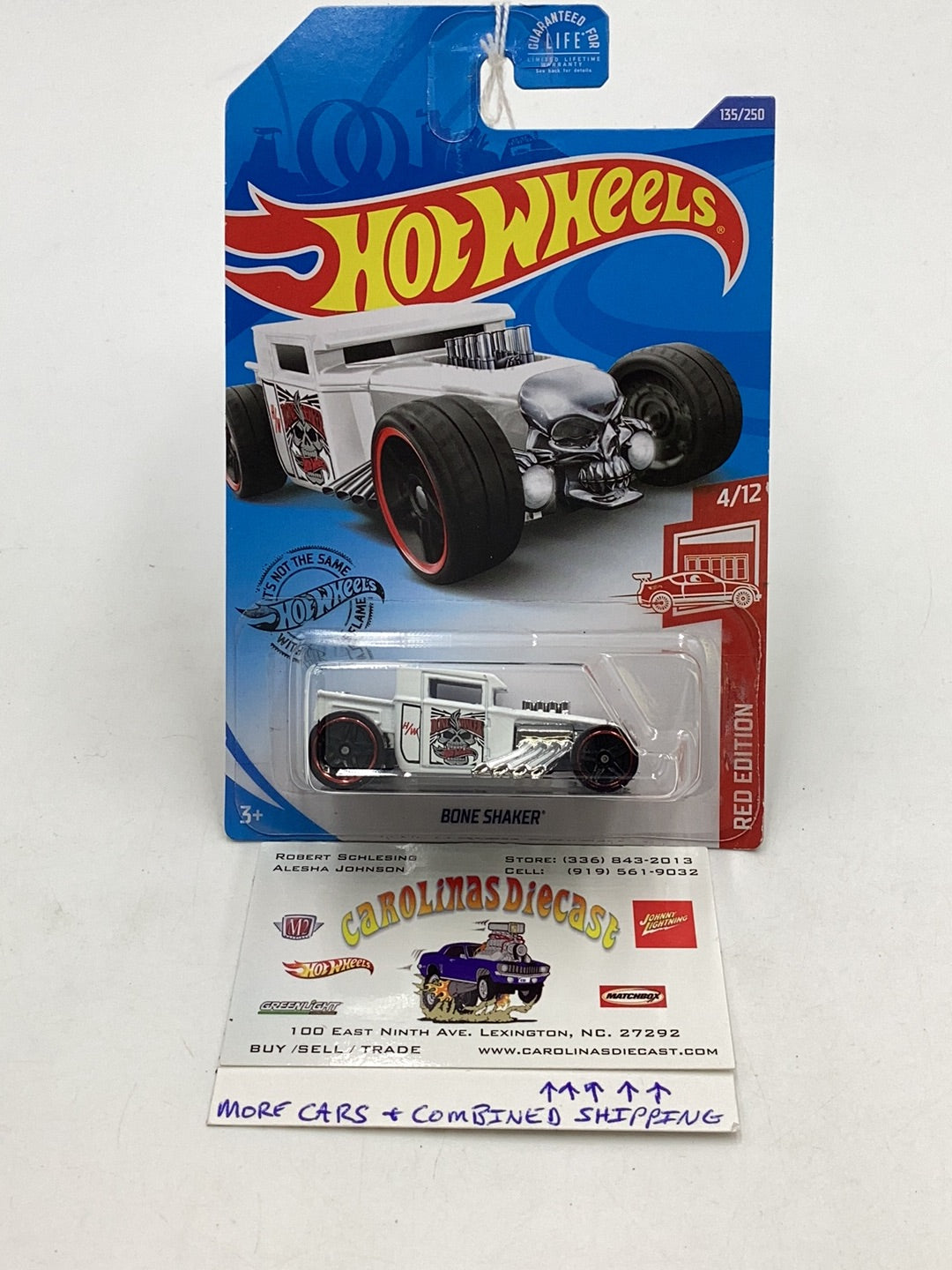 2020 Hot wheels Red edition #135 Bone Shaker 150B