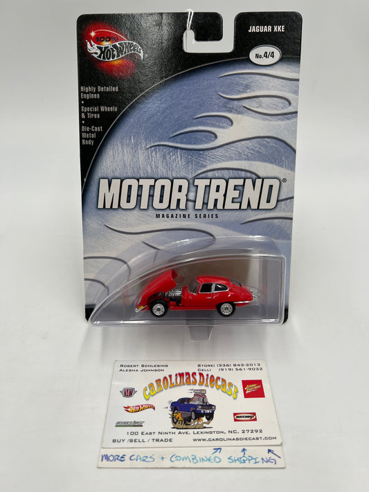 Hot Wheels Premium 100% Motor Trend #4 Jaguar XKE Red
