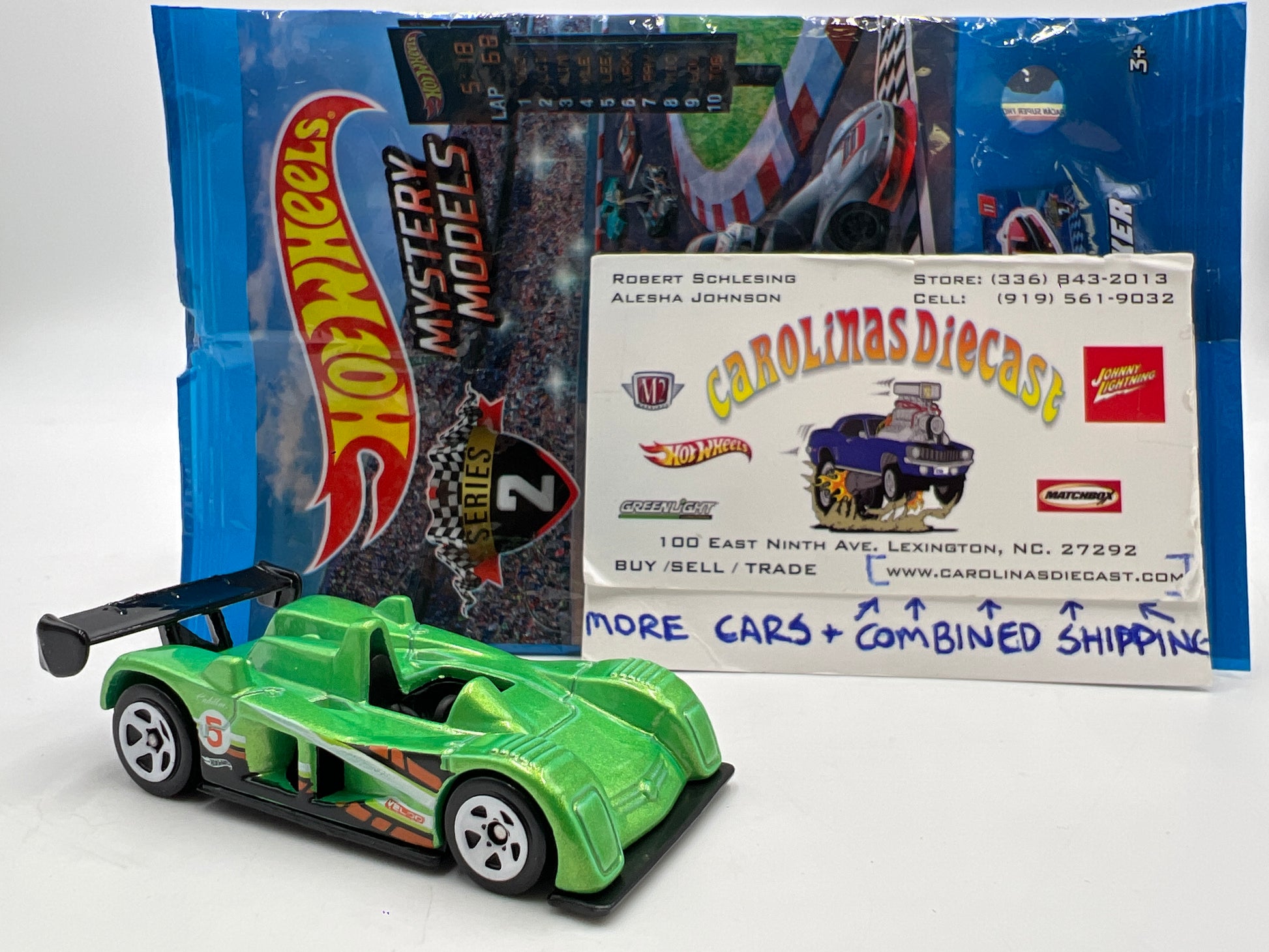 2019 Hot Wheels Mystery Models Series #5 Cadillac LMP Green
