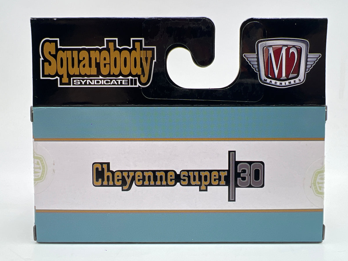 M2 Machines WMTS18 Squarebody Syndicate 1977 Chevrolet Cheyenne Super 30