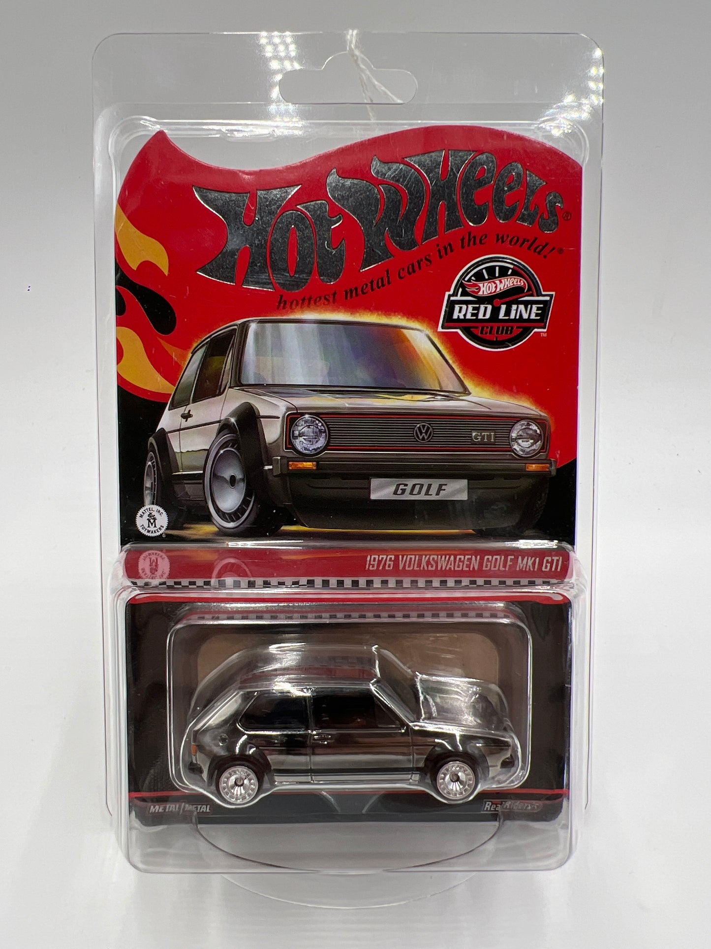 2025 Hot Wheels RLC Exclusive 1976 Volkswagen Golf MK1 GTI Chrome W/Protector
