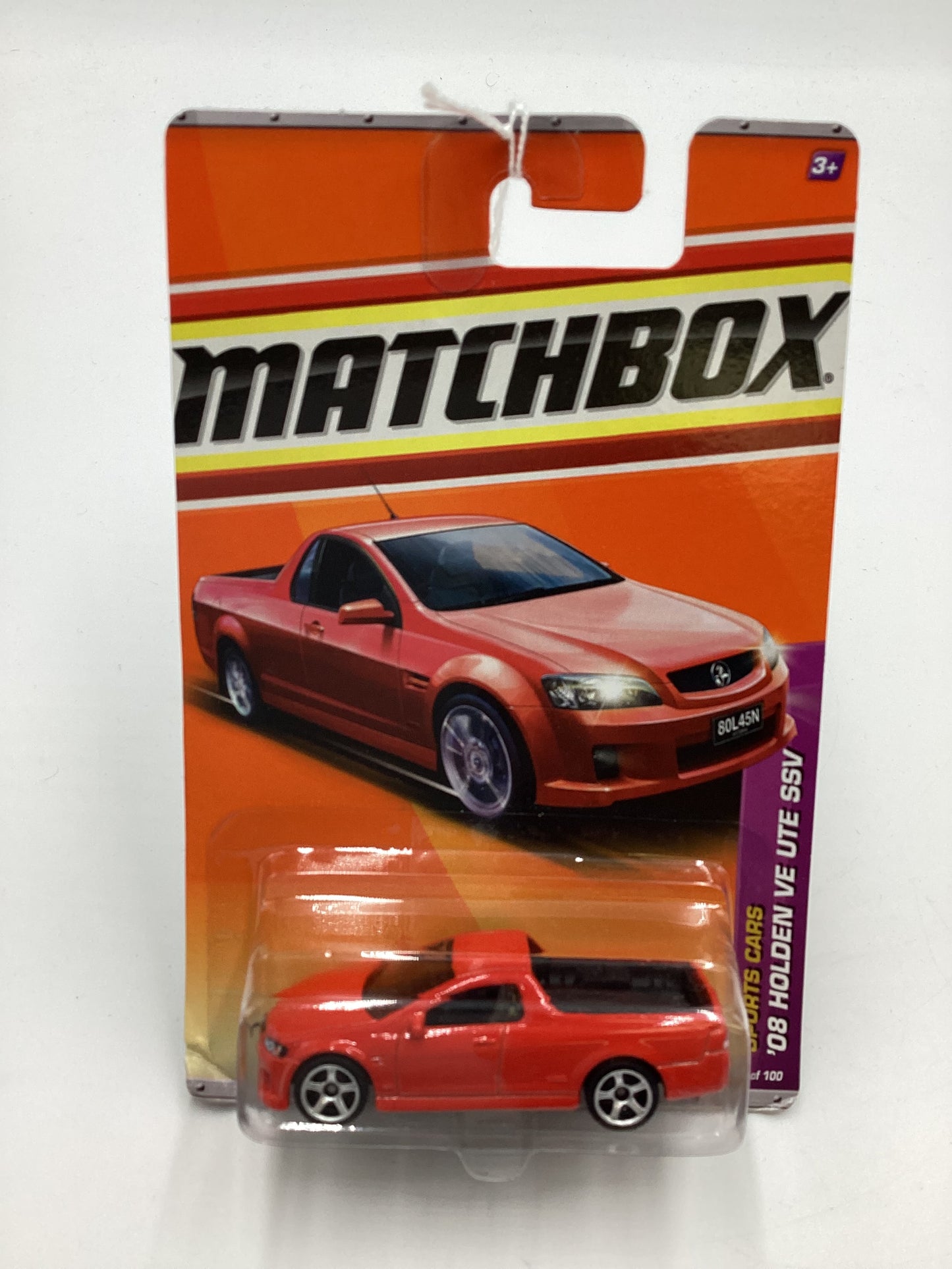 MatchboxSports Cars #2 08 Holden VE UTE SSV Red 209B