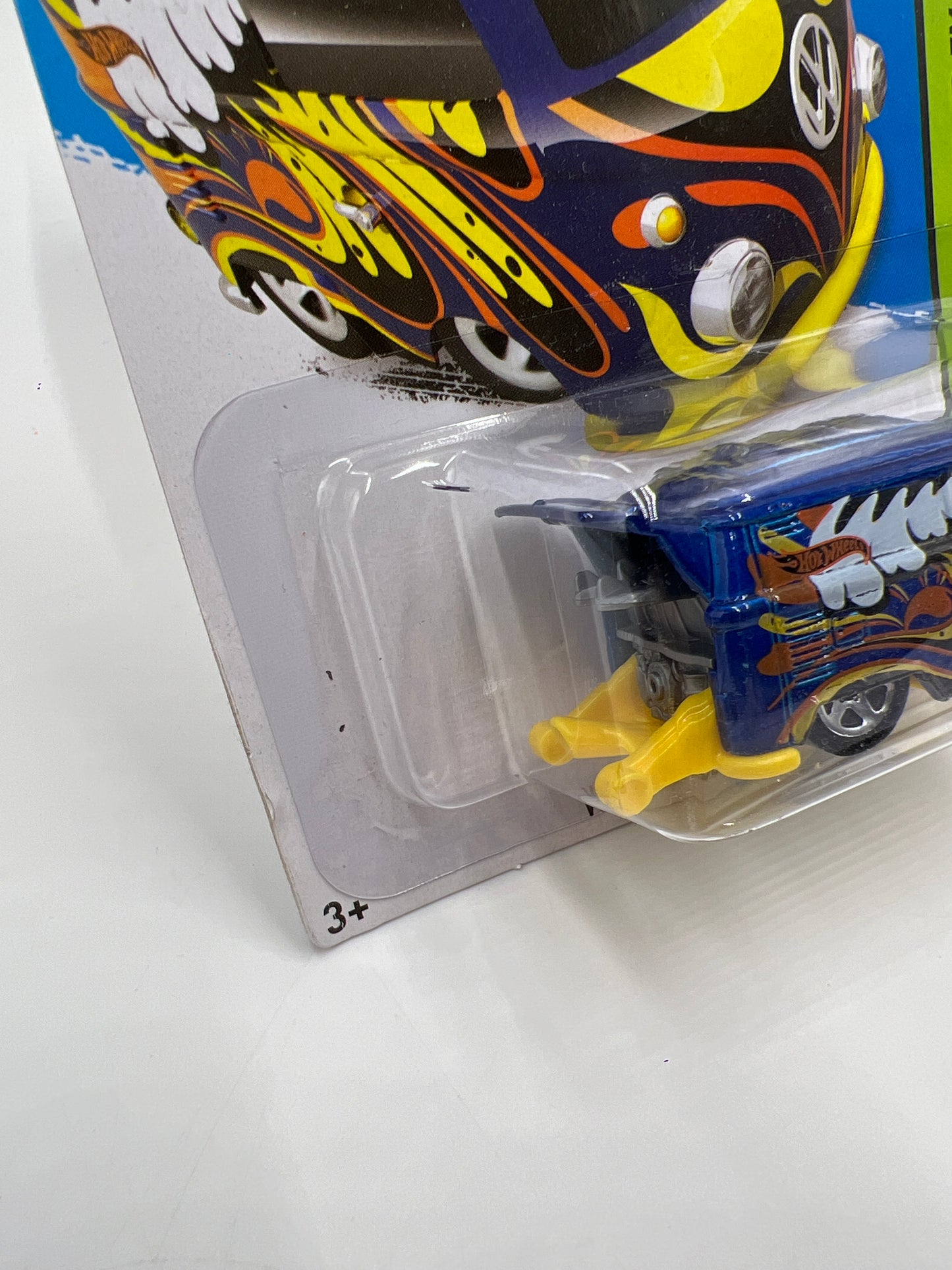 2014 Hot Wheels Workshop #201 Volkswagen Kool Kombi Blue 98A
