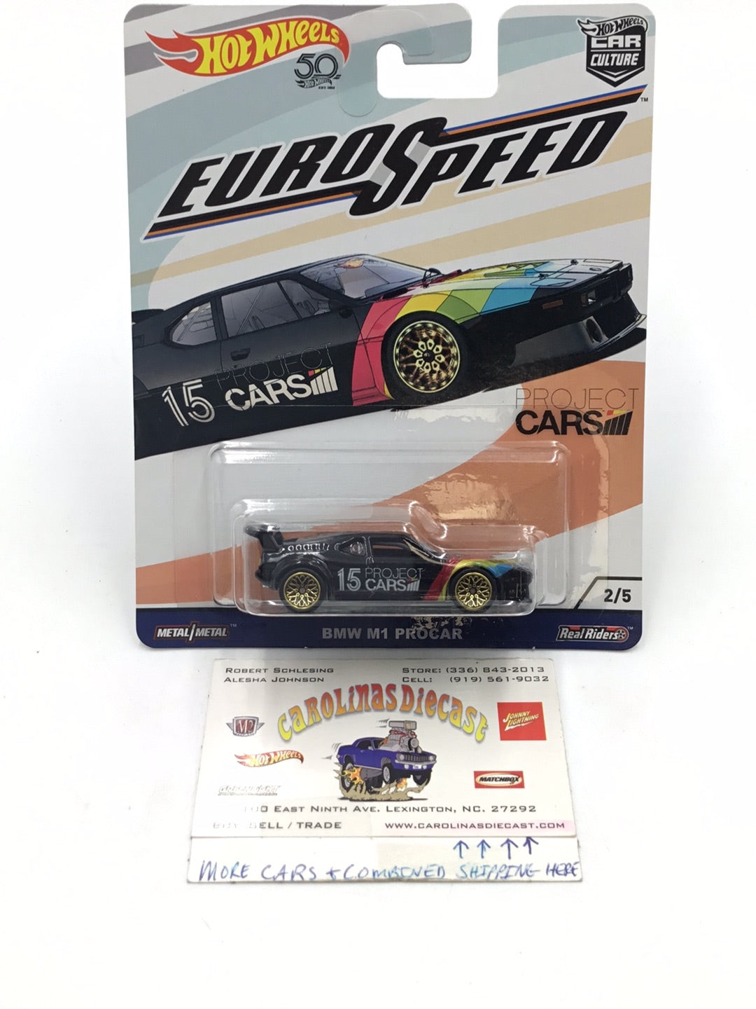 Hot wheels car culture Euro Speed 2/5 BMW M1 PROCAR