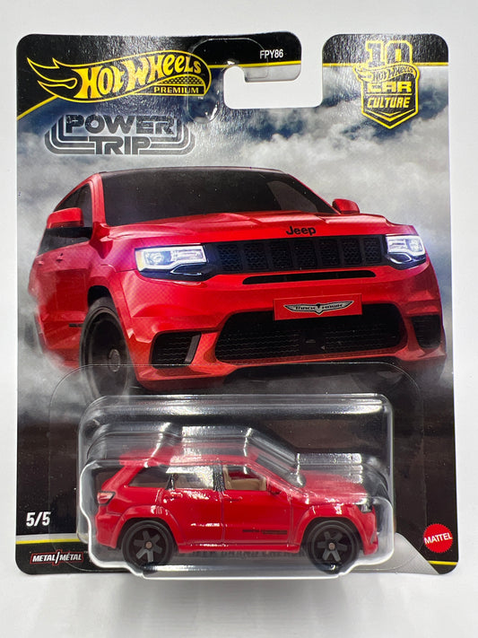 2026 Hot Wheels Premium Power Trip #5 2019 Jeep Grand Cherokee Trackhawk Red