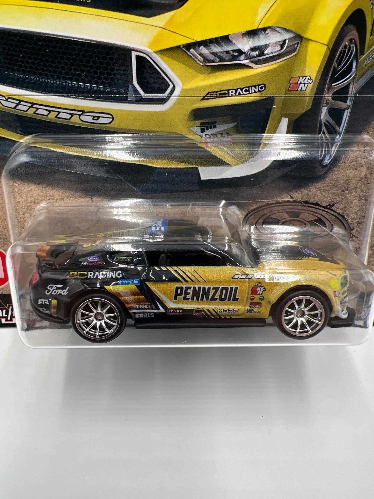 Hot Wheels Premium Boulevard #61 18 Ford Mustang RTR Spec 5 Pennzoil W/Protector