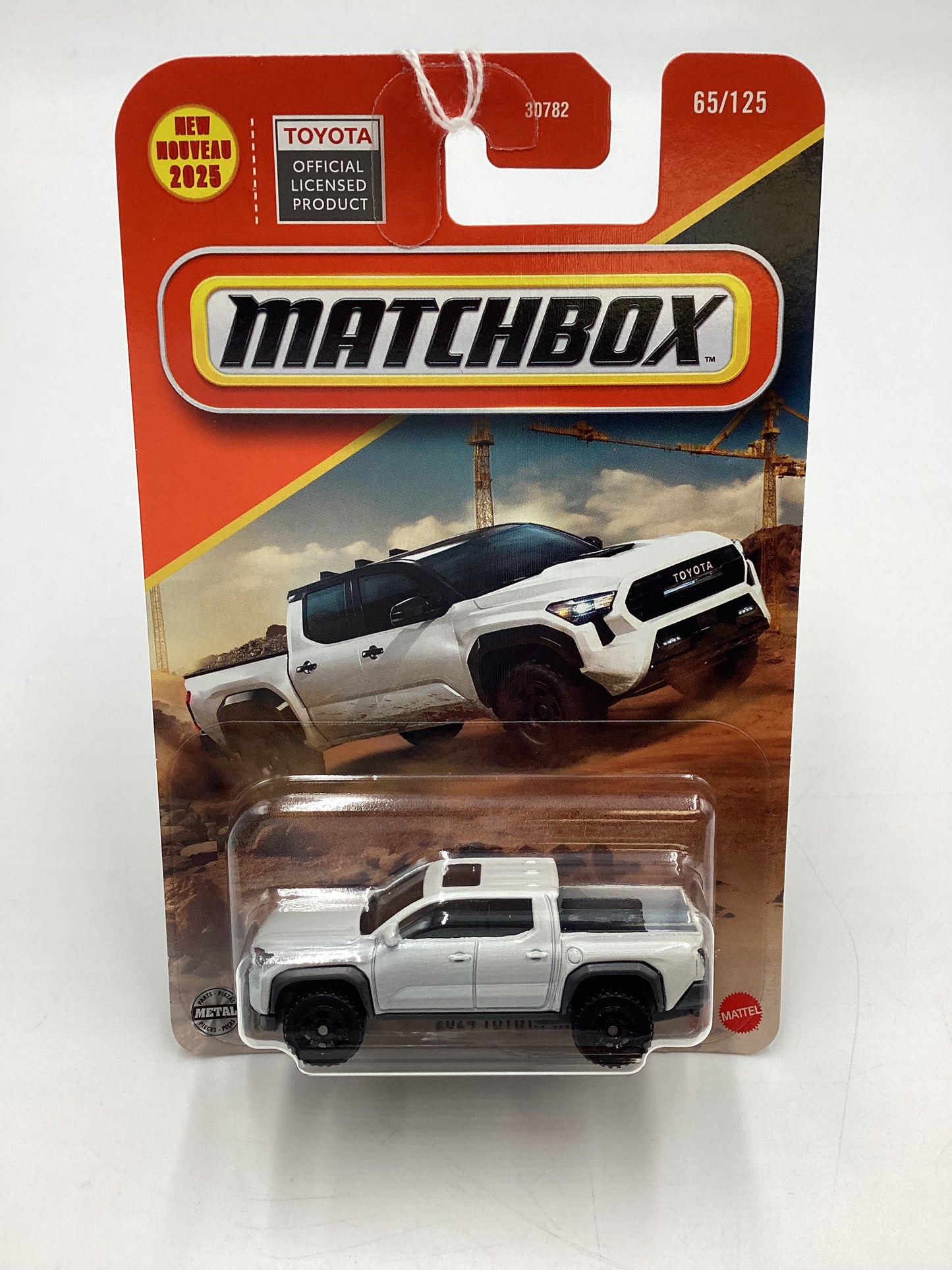 2025 Matchbox #65 2024 Toyota Tacoma White 213C