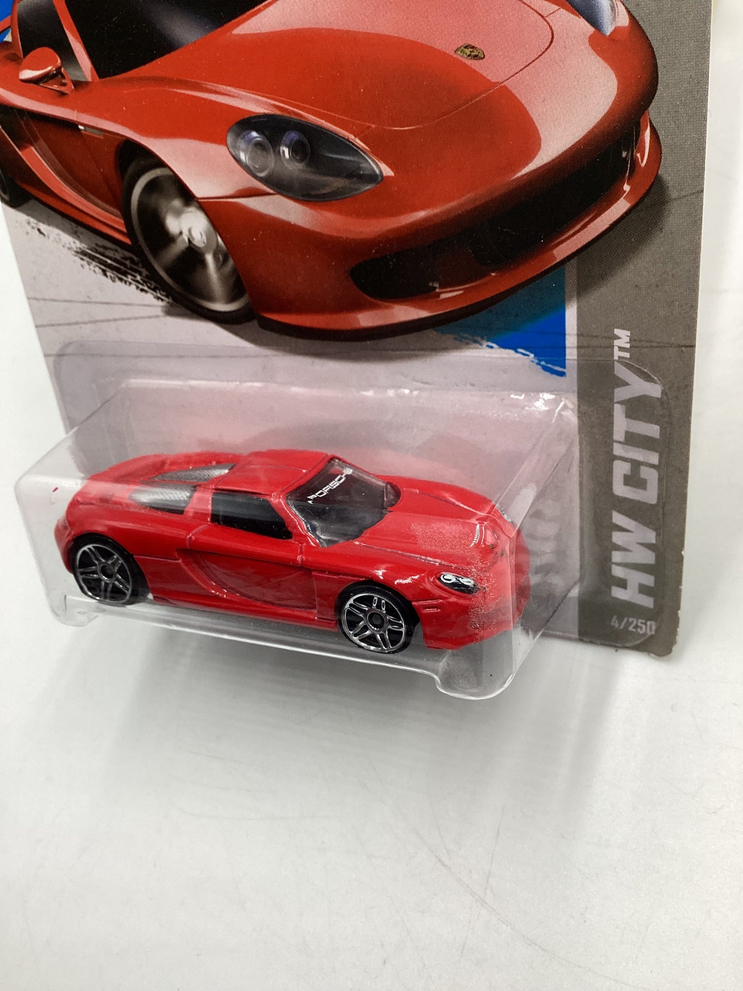 2013 Hot Wheels #4 Porsche Carrera GT Red 99A