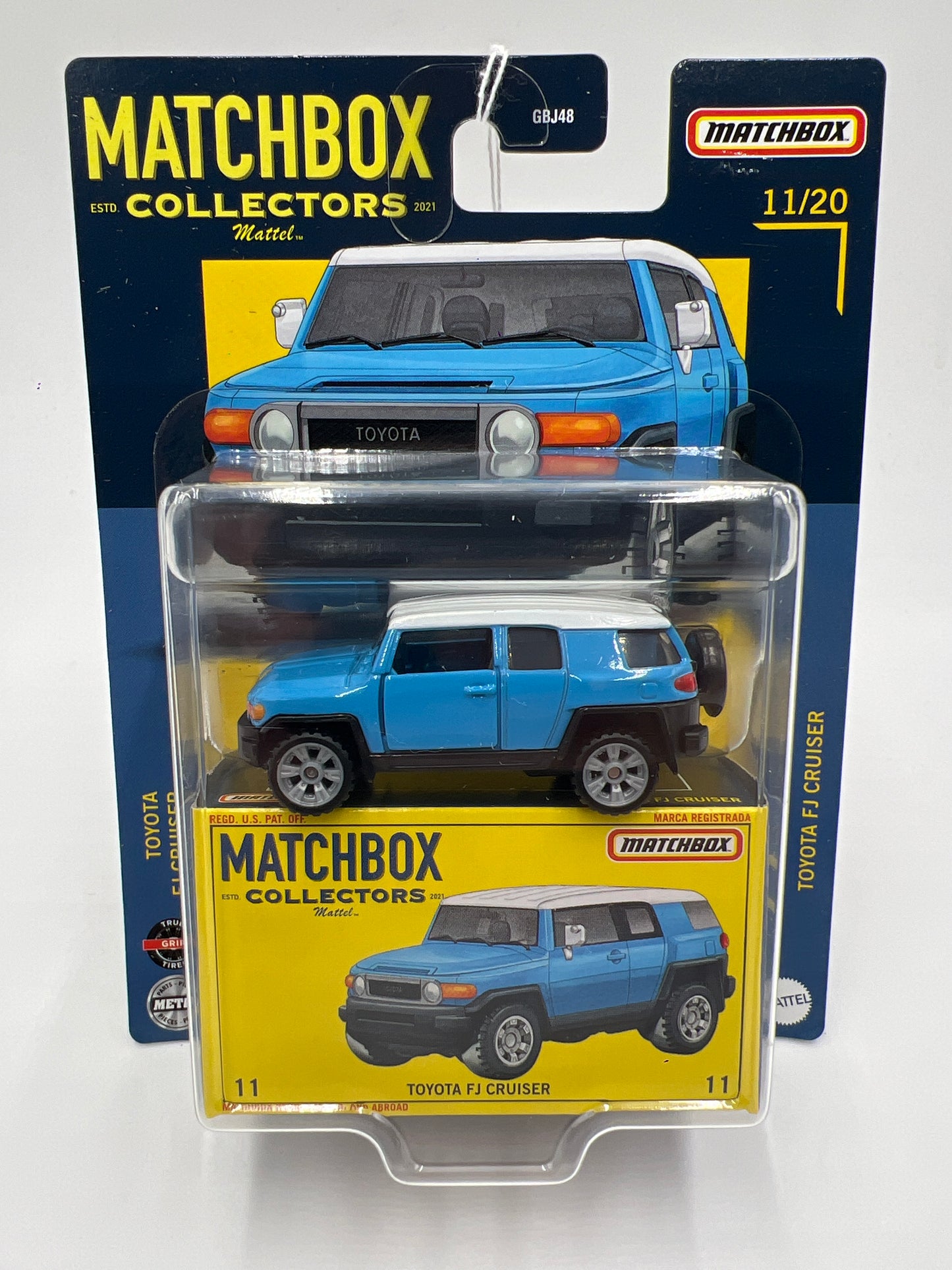 Matchbox Collectors #11 Toyota FJ Cruiser Blue 170F