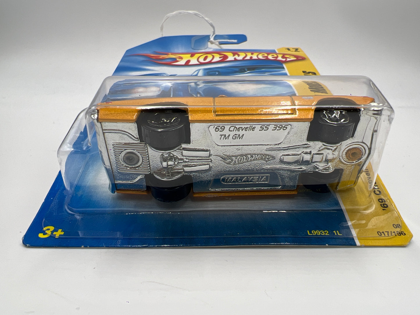 2008 Hot Wheels New Models #17 69 Chevelle Yellow 5C