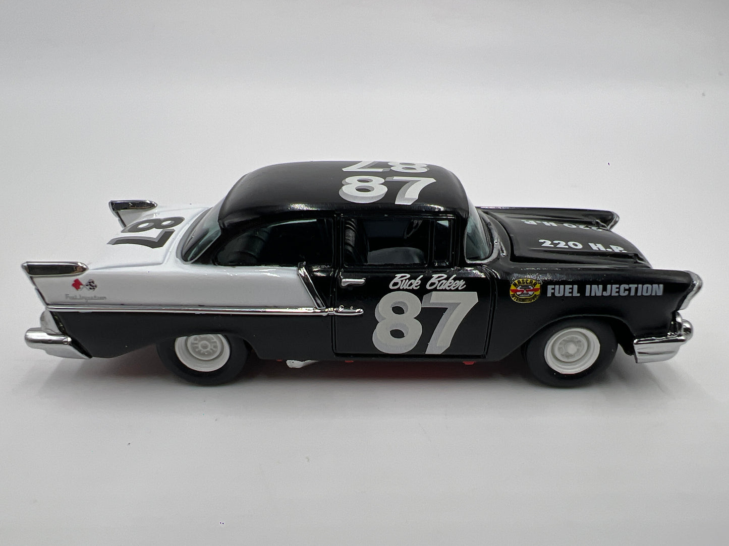 Hot Wheels 1/64 Premium Legends Vintage Record Holders 57 Chevy 150 Black/White Loose