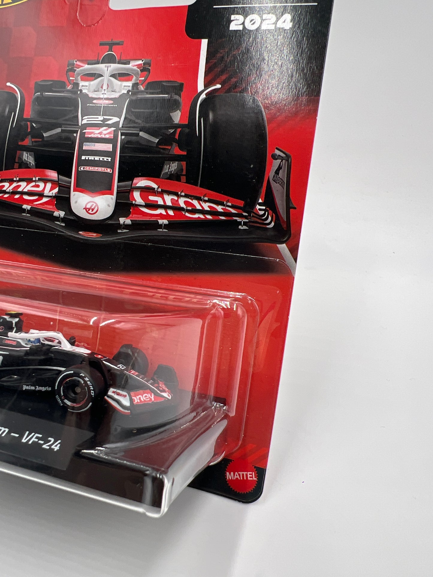2025 Hot Wheels Premium Formula 1 2024 MoneyGram Haas F1 Team VF-24 #27