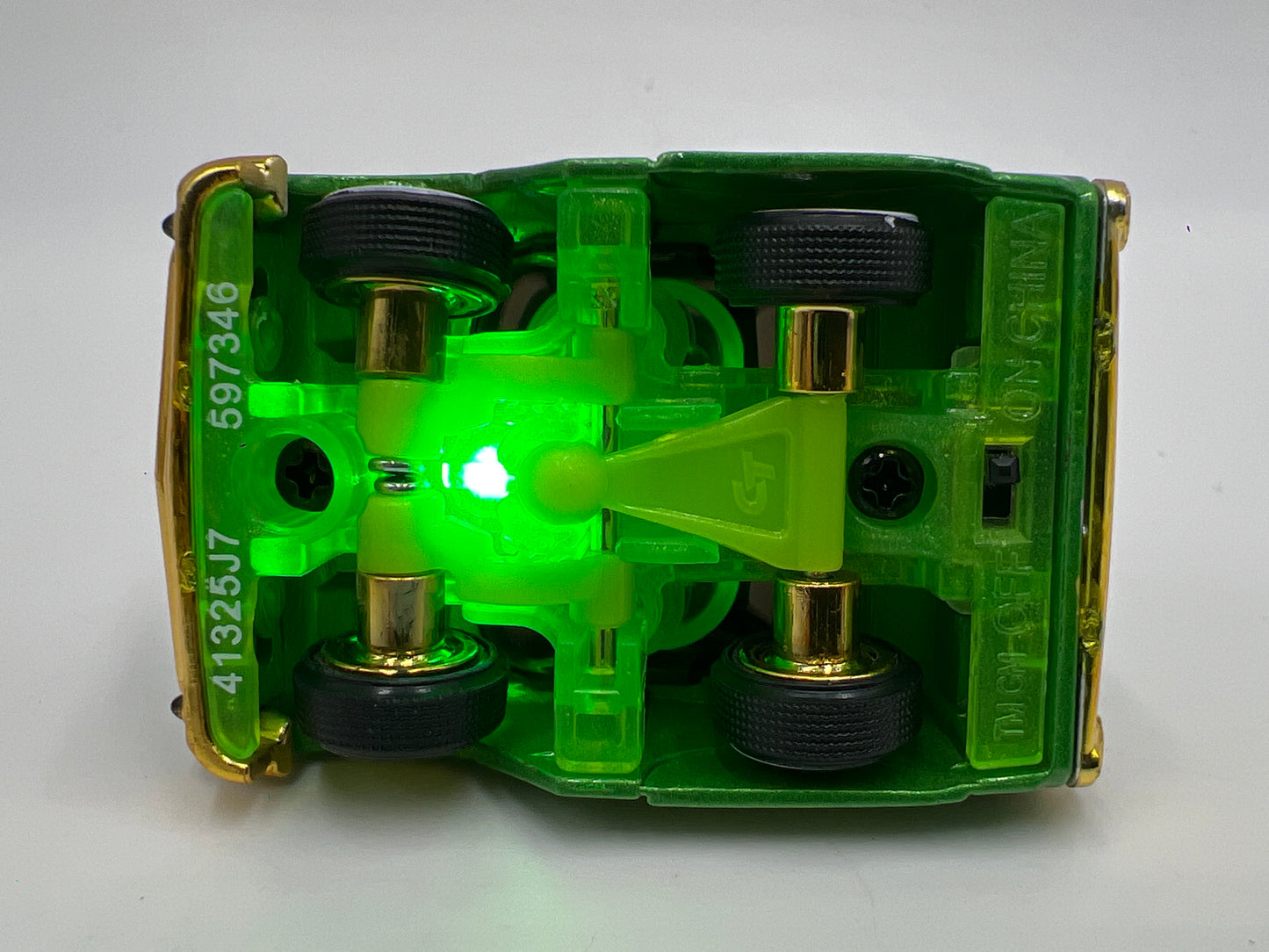 MGA Car Tuned Series 1 Show Glow Lowriders #6 57 Chevy Bel Air Green