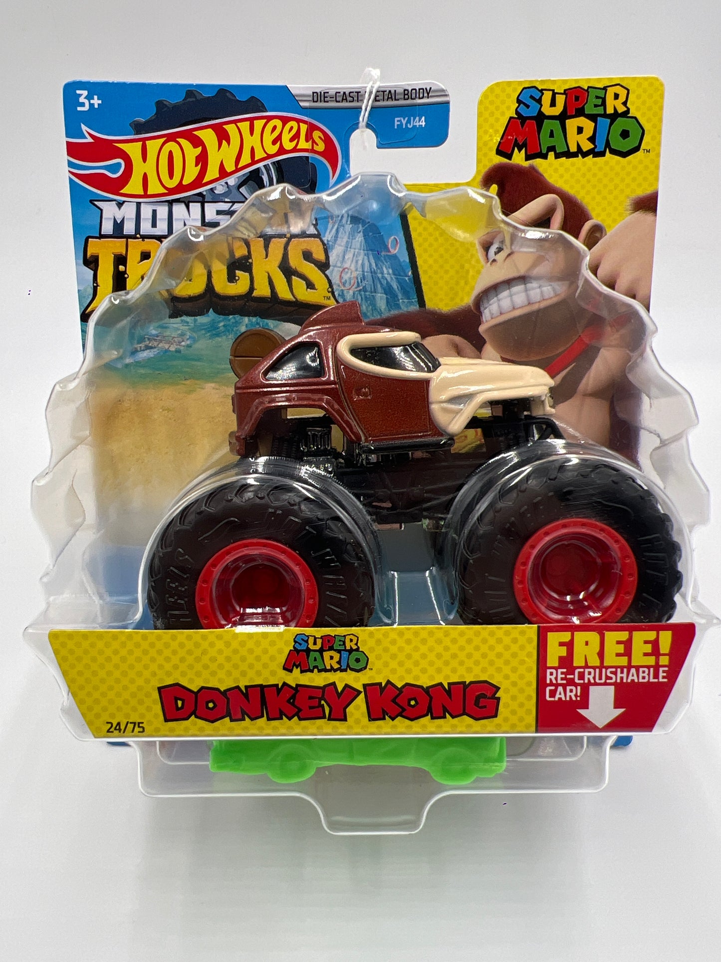 Hot Wheels Monster Trucks Super Mario #24 Donkey Kong 132C