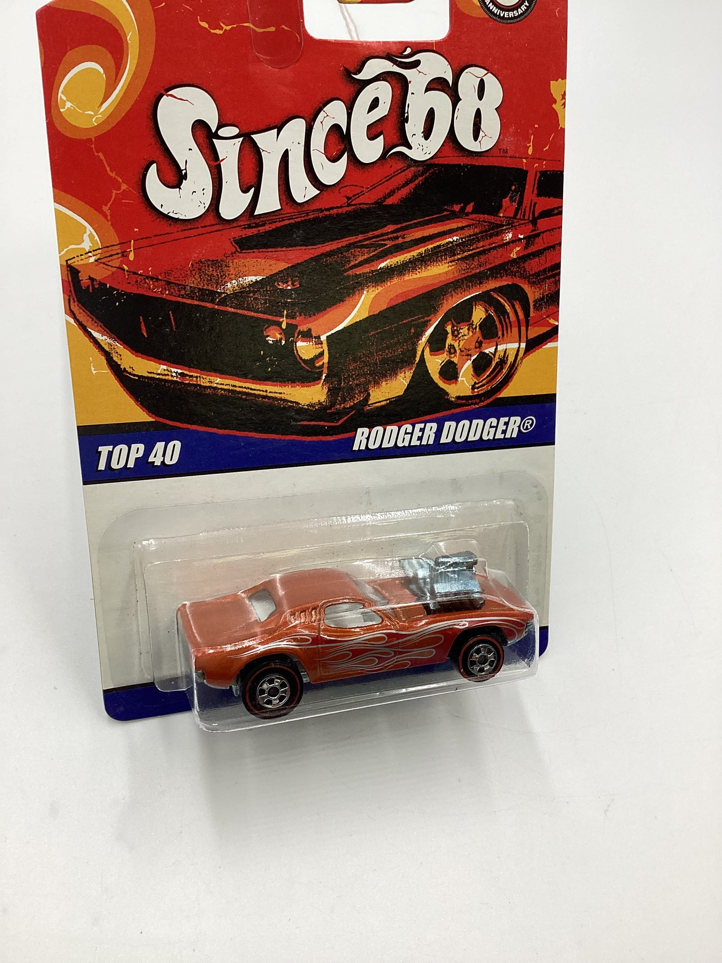 Hot Wheels 40th Anniversary Since 68 Series #26 Rodger Dodger Orange SR