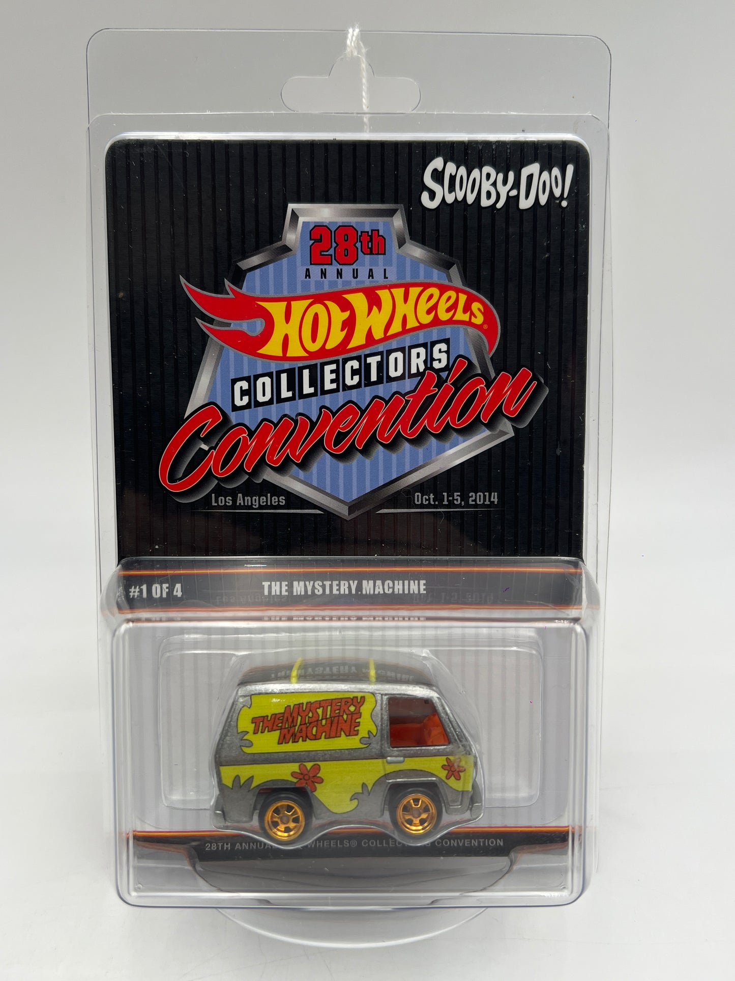 2014 Hot Wheels 28th Collectors Convention #1982/2000 The Mystery Machine W/Protector