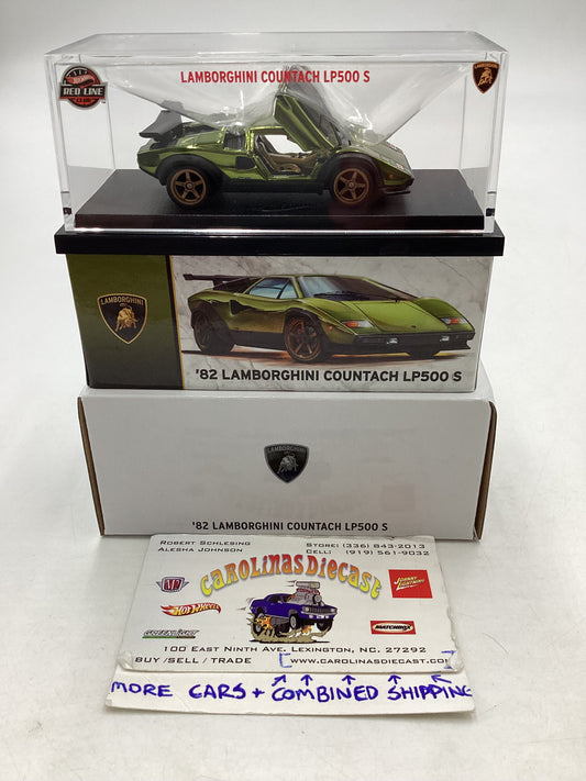 2023 Hot wheels RLC Green 82 Lamborghini Countach LP500 S