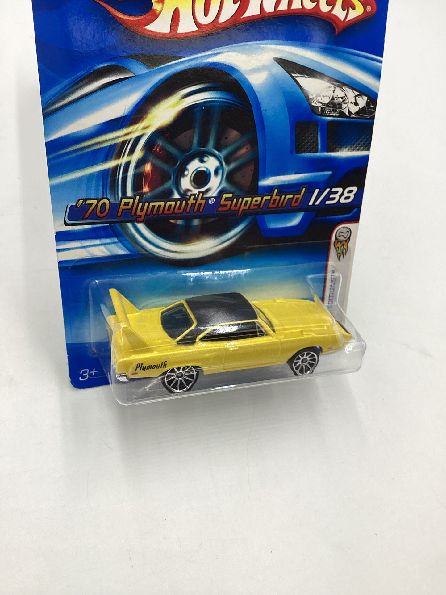 2006 Hot Wheels First Editions #001 70 Plymouth Superbird yellow 39C