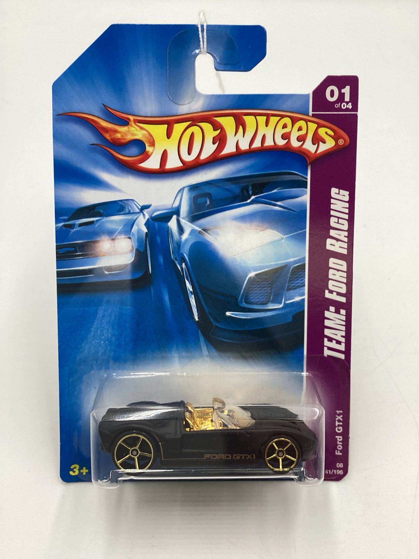 2008 Hot Wheels HW Team: Ford Racing #141 Ford GTX1 Matte Black 22i