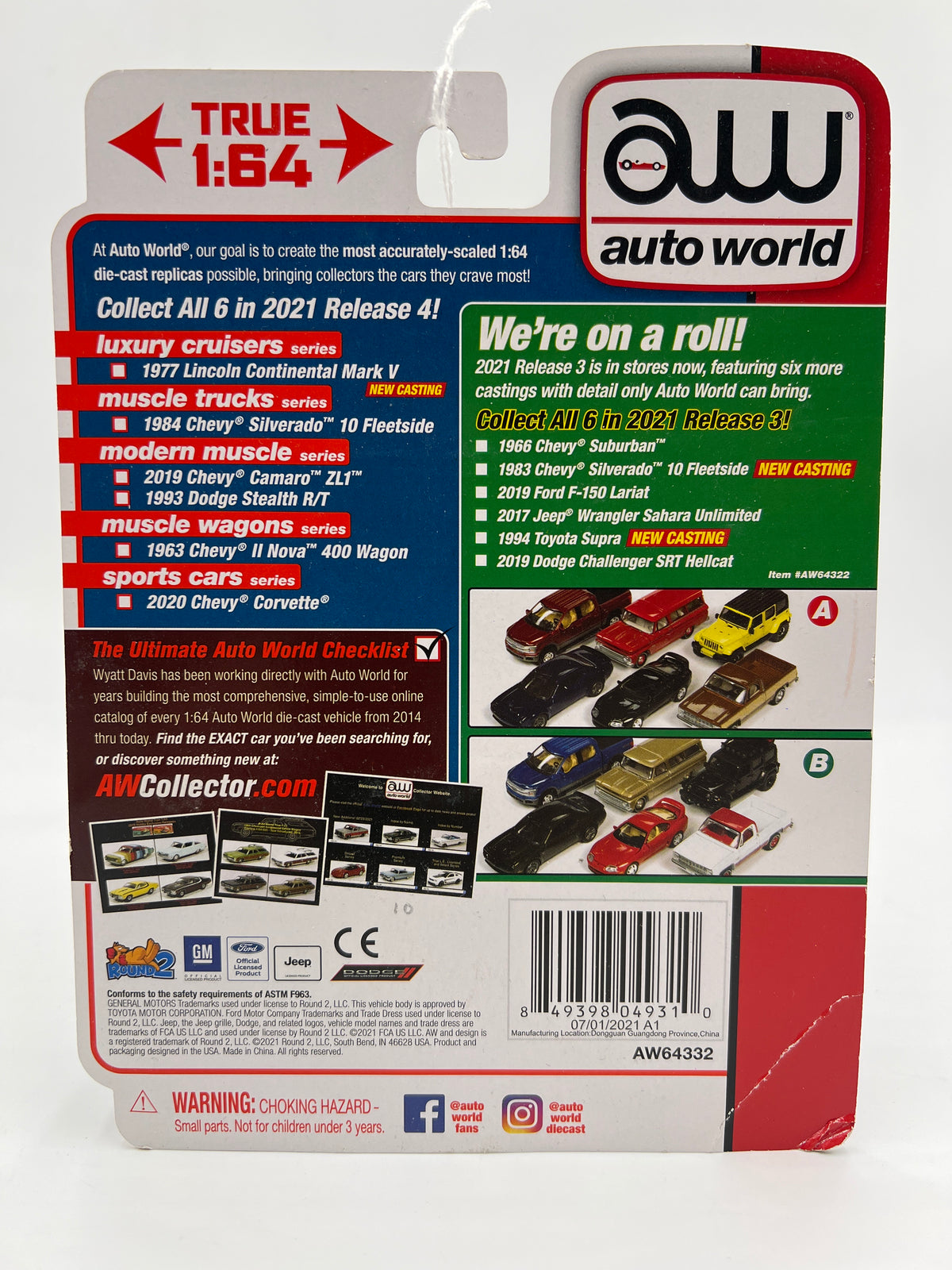 Auto World Muscle Trucks Release 4 Version A 1984 Chevy Silverado 10 Fleetside Blue