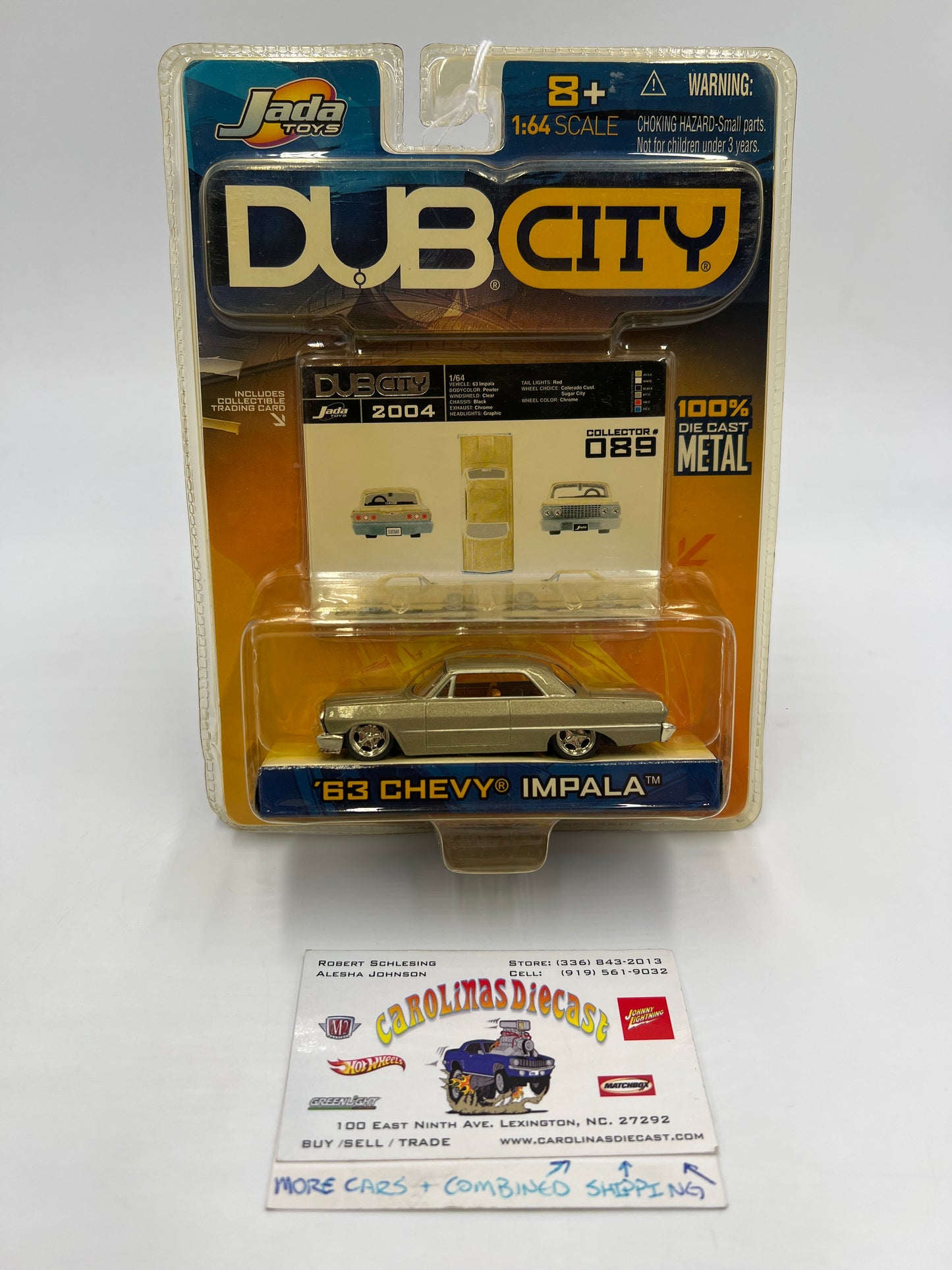 Jada Toys Dub City #89 63 Chevy Impala Pewter SR