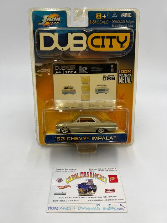 Jada Toys Dub City #89 63 Chevy Impala Pewter SR