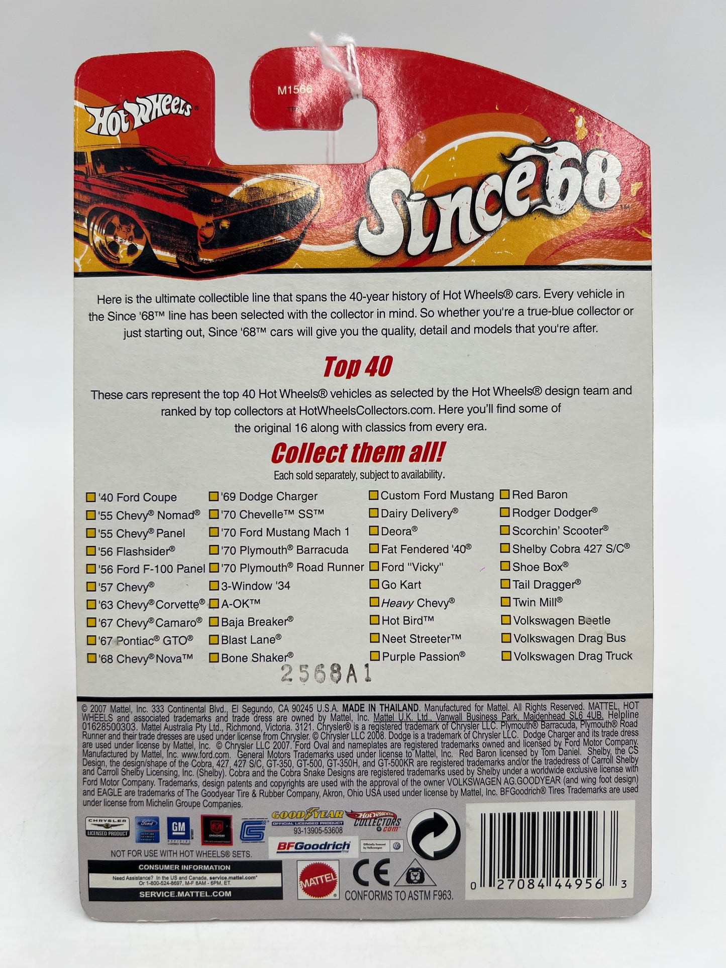 Hot Wheels Since 68 Top 40 #37 A-Ok Black