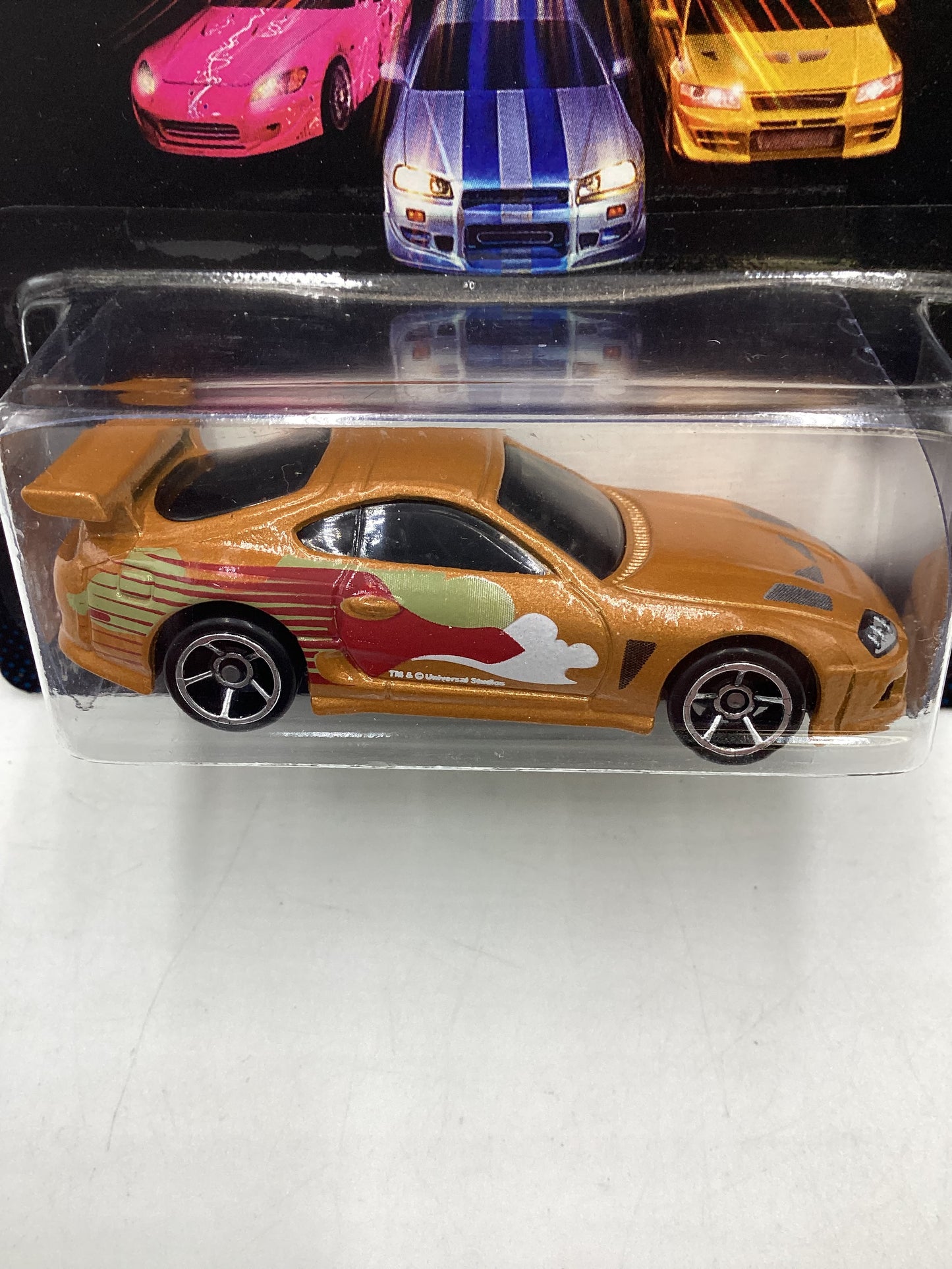 2015 Hot Wheels Fast & Furious 2 Fast 2 Furious 94 Toyota Supra #2 with protector 71A