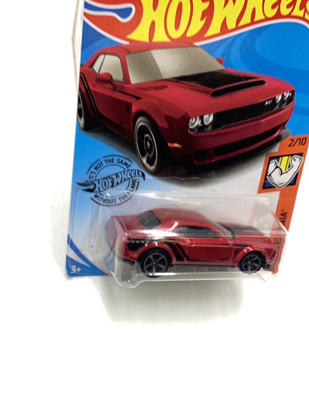 2019 Hot wheels #194 18 Dodge Challenger SRT Demon 46G