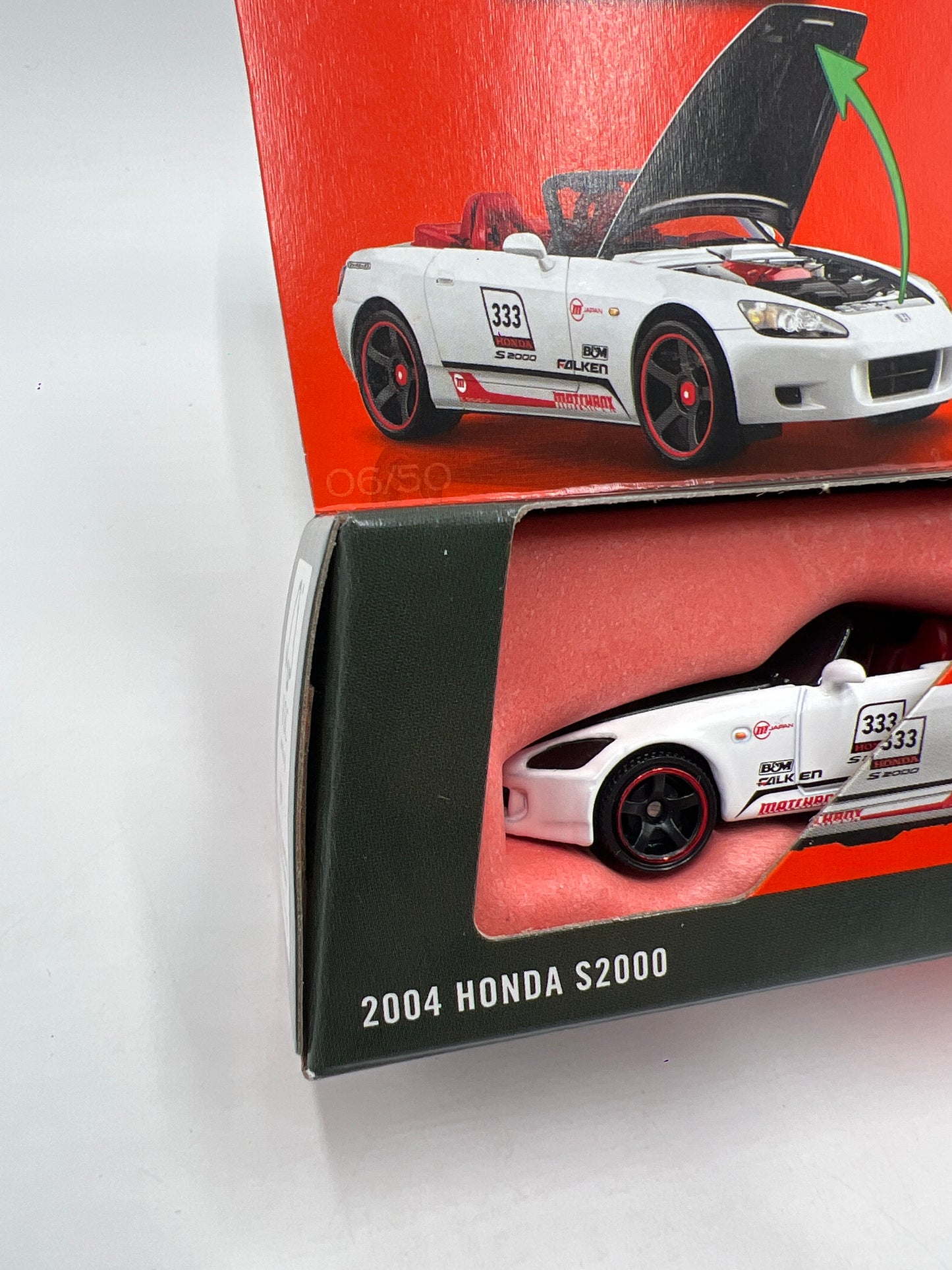 2026 Matchbox Moving Parts #6 2004 Honda S2000 White