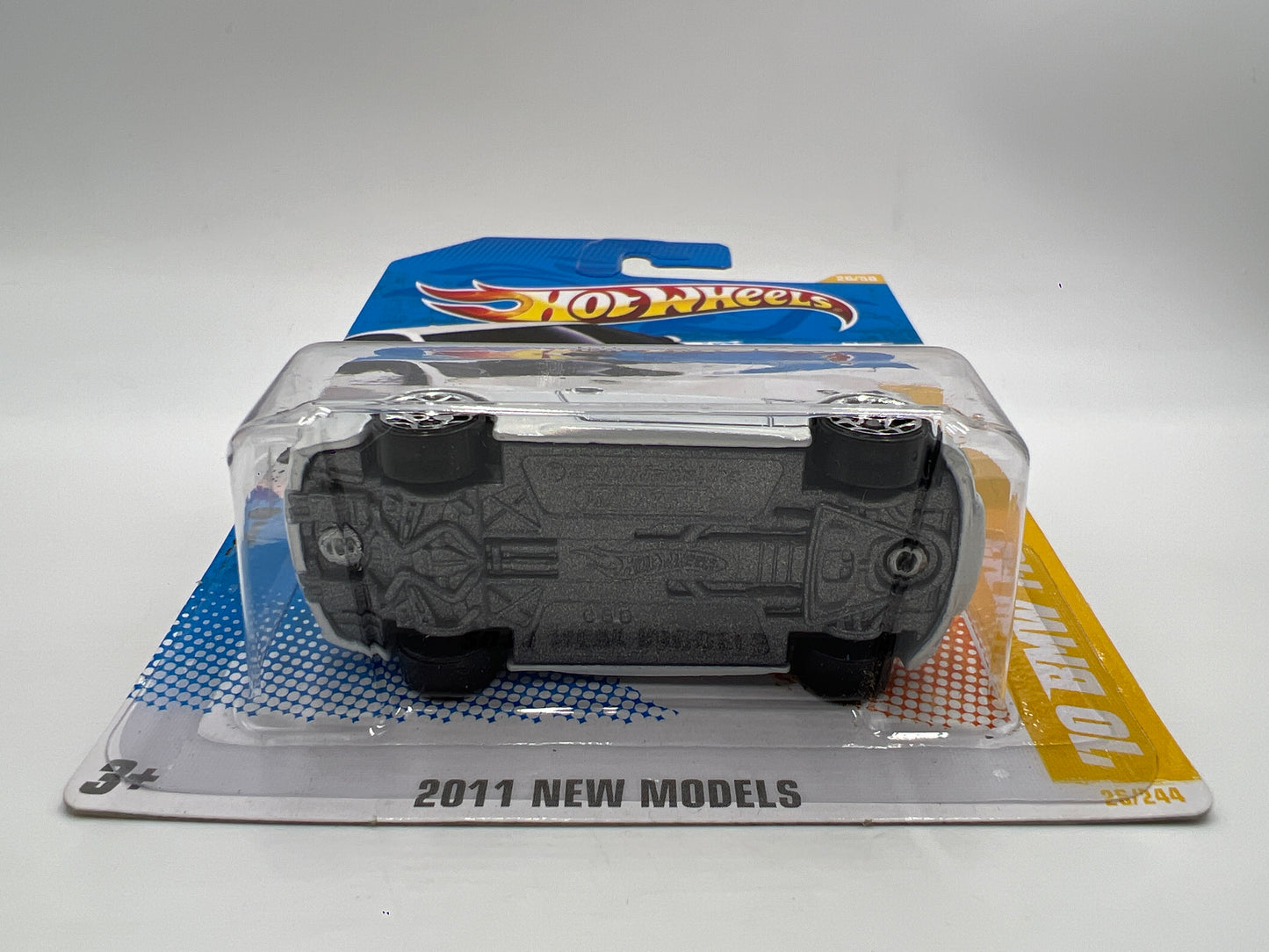 2011 Hot Wheels New Models #26 10 BMW M3 White W/Protector