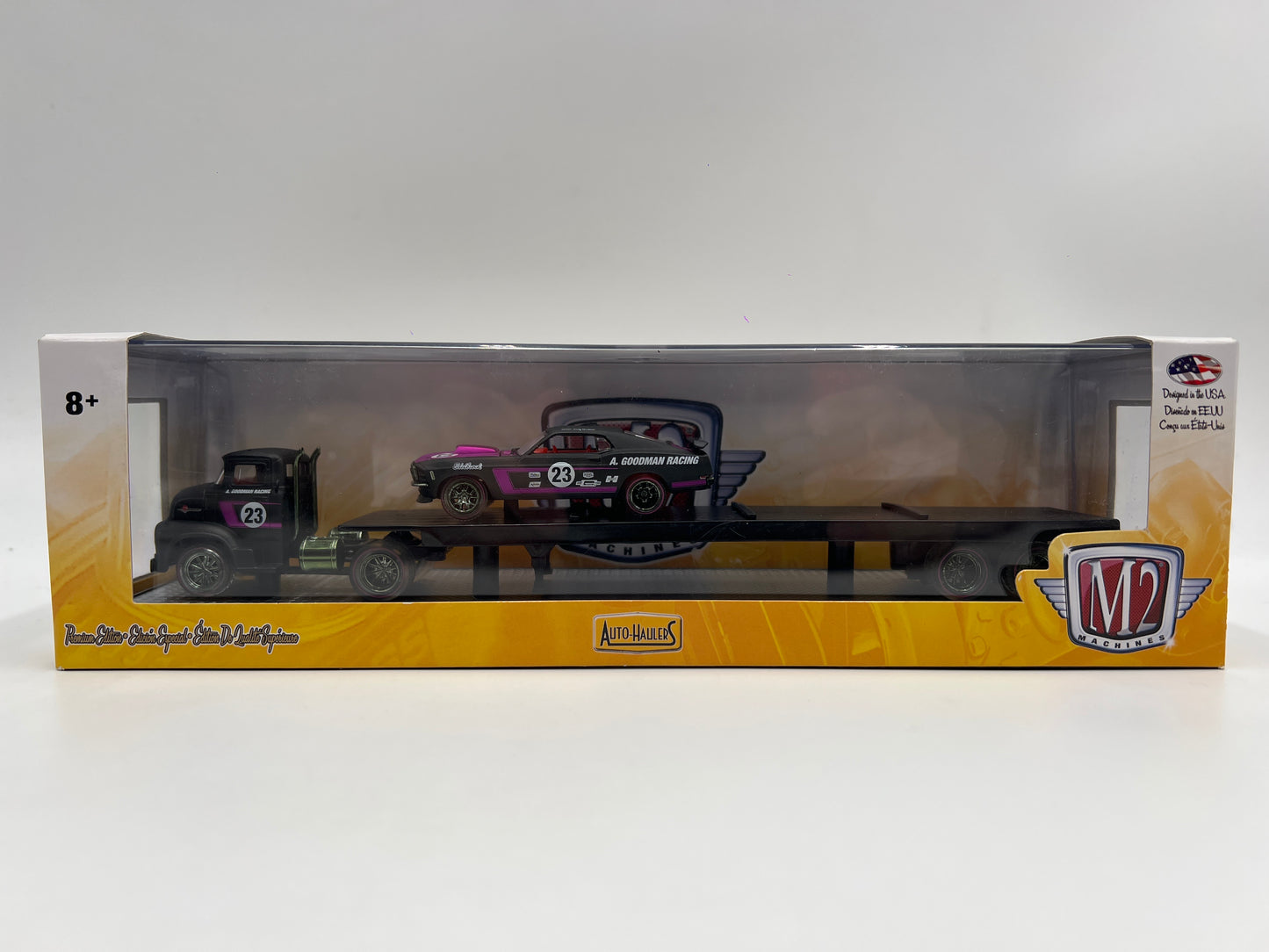 M2 Machines Auto Haulers CHASE 1956 Ford COE & 1970 Ford Mustang R20 VHTF