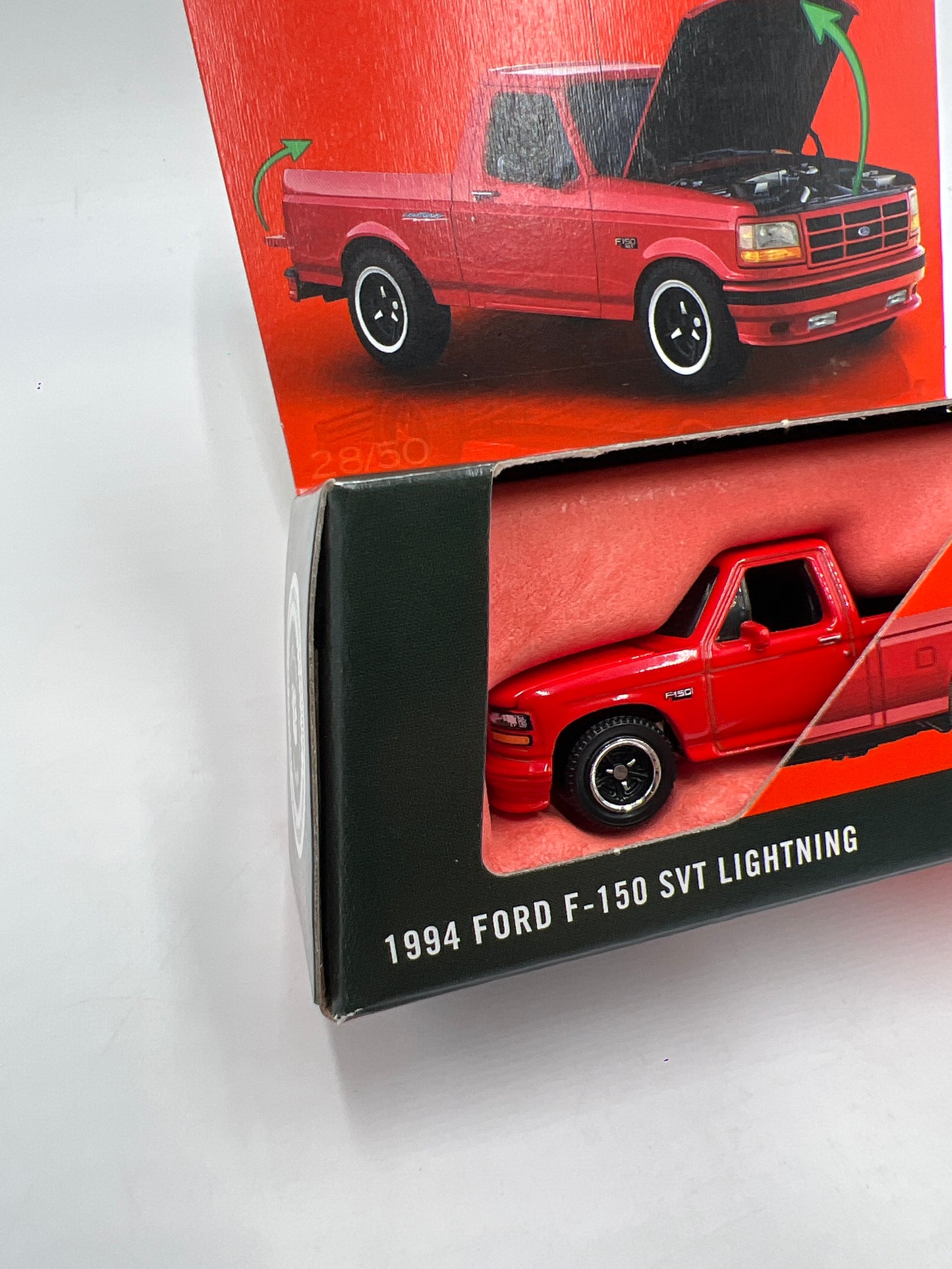 2025 Matchbox Moving Parts #28 1994 Ford F-150 SVT Lightning Red