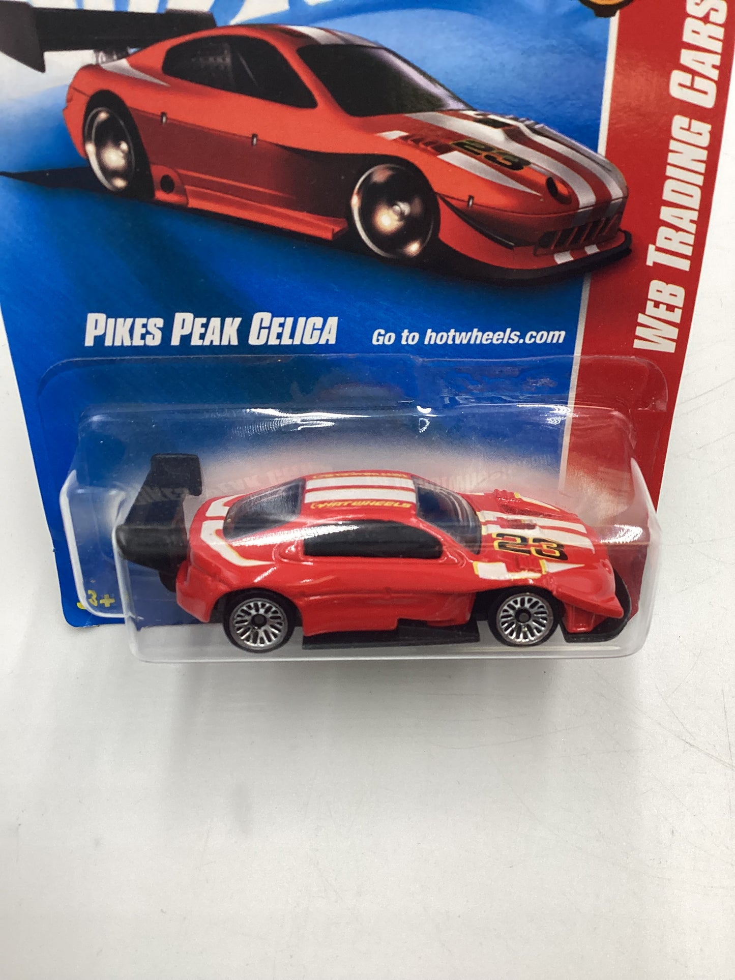 2008 Hot Wheels Web Trading Cars #88 Pikes Pike Celica Red 61A