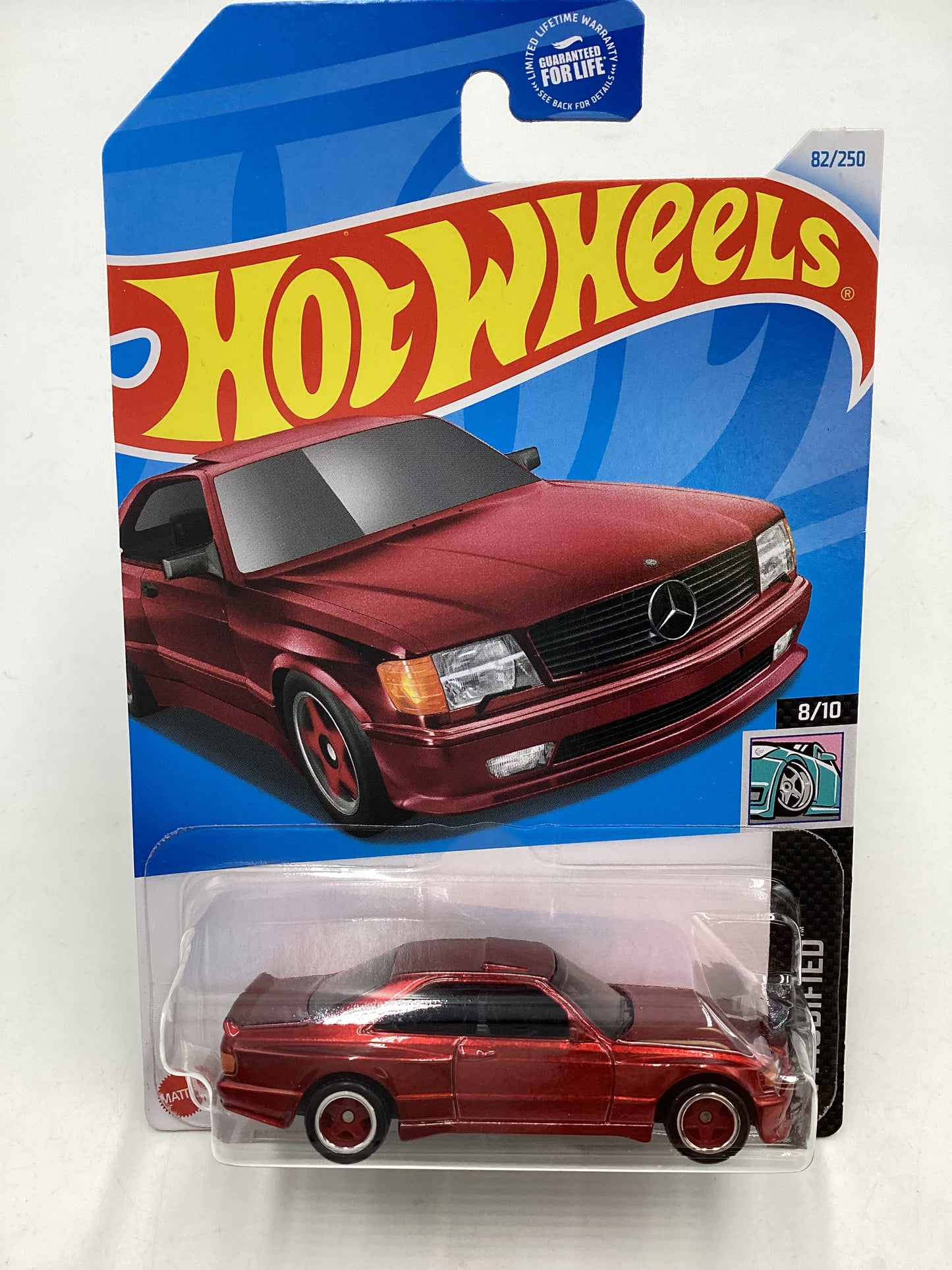 Hot Wheels Modified 82/250 89 Mercedes-Benz 560 SEC AMG Super Treasure Hunt with protector