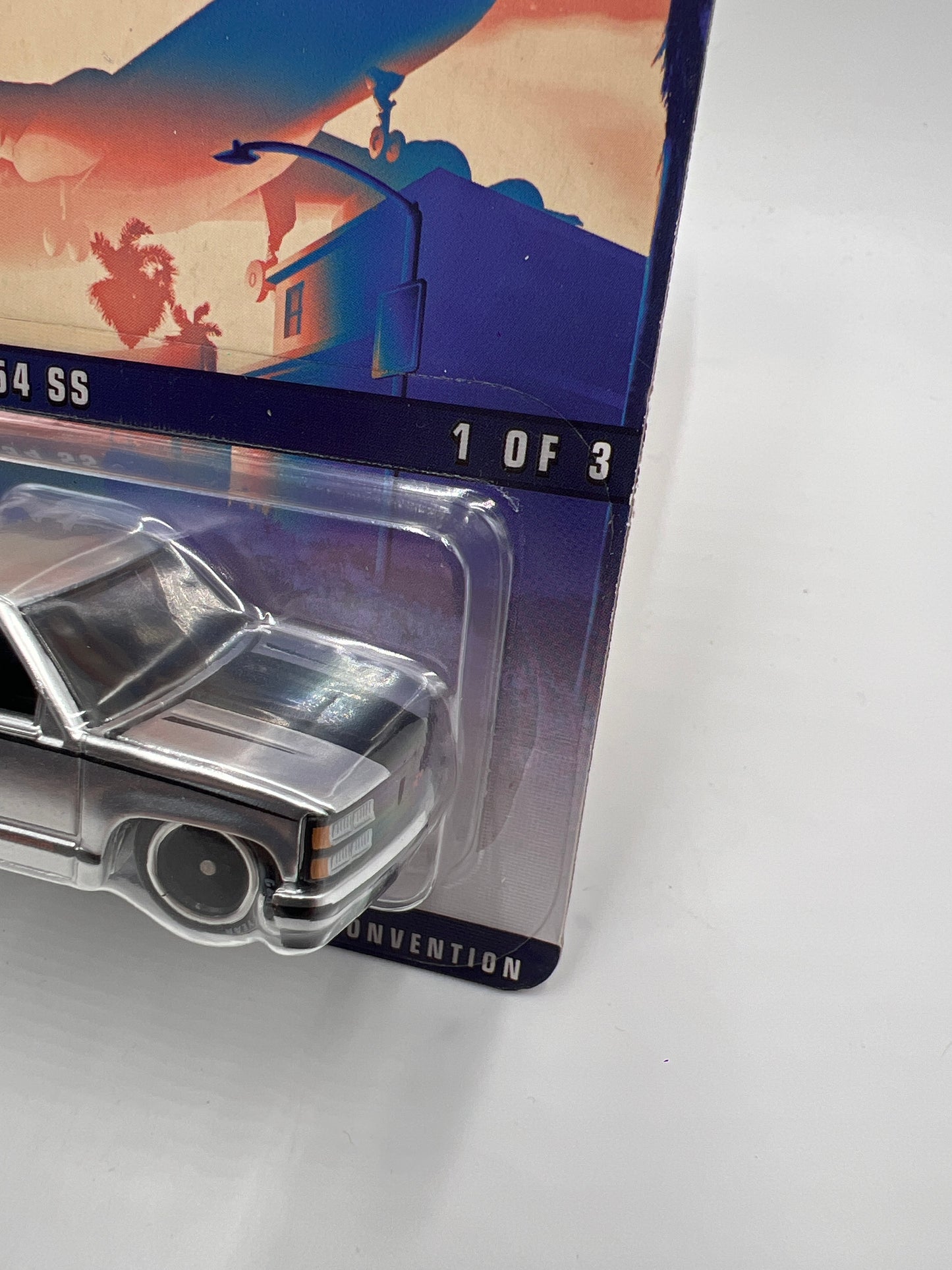 2023 Hot Wheels 37th Annual Collectors Convention LA #2243/6200 1990 Chevy 454 SS Silver W/Protector