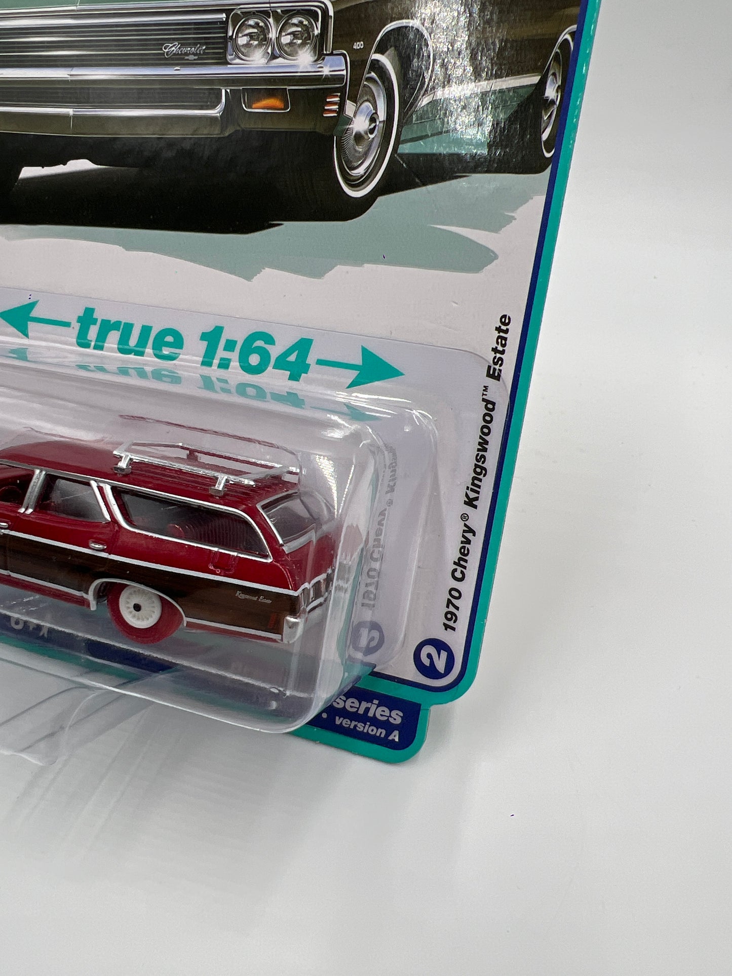 2023 Auto World Ultra Red Chase Muscle Wagons Release 4 Version A 1970 Kingswood Estate