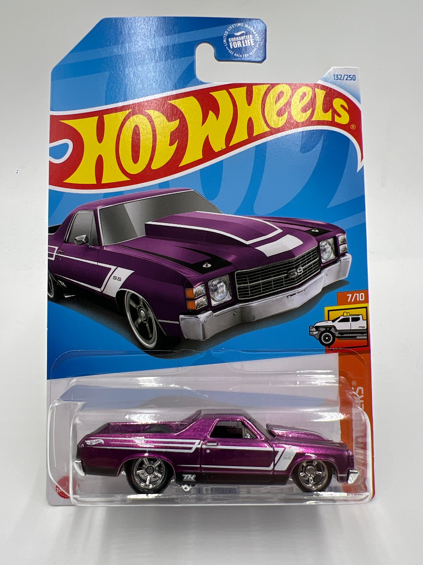 2024 Hot Wheels F Case Super Treasure Hunt #132 72 El Camino Purple W/Protector