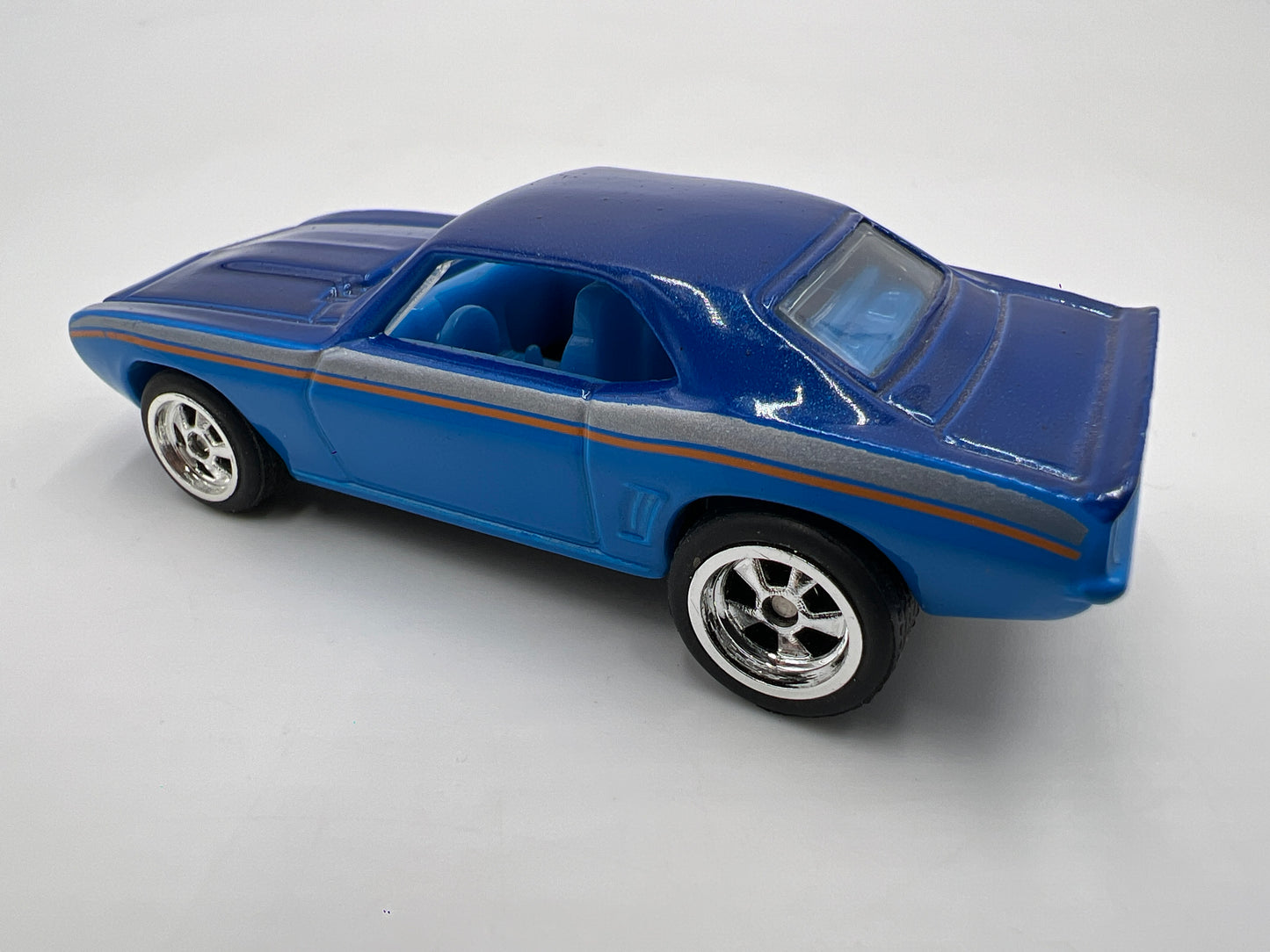 Hot Wheels Larrys Garage Premium 69 Camaro Blue Loose