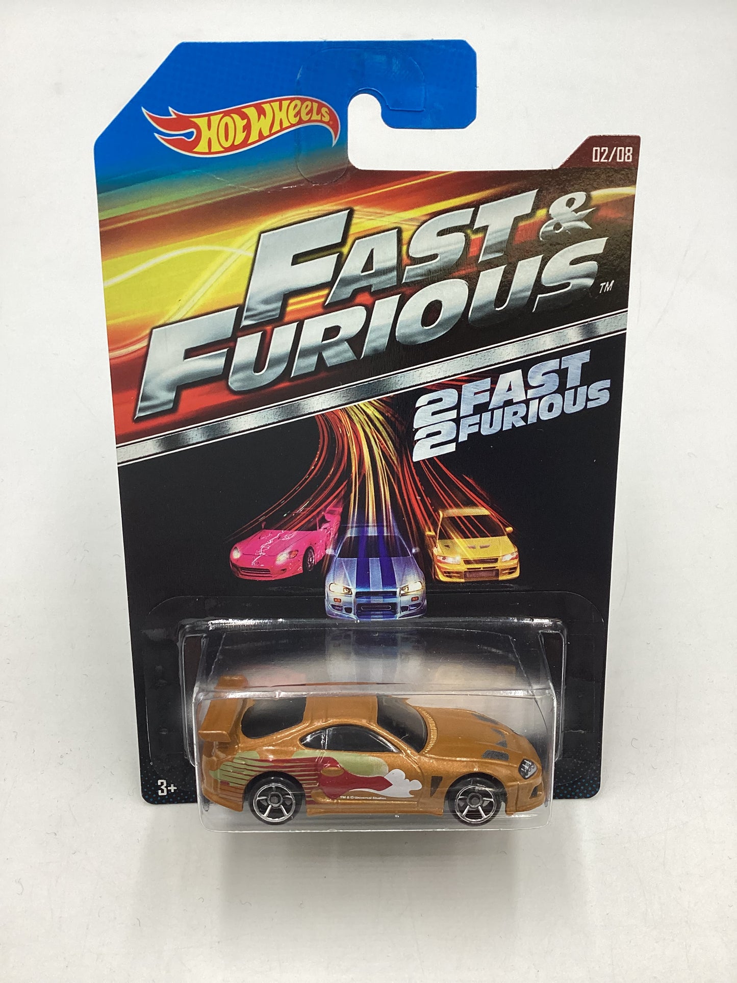 2014 Hot Wheels Fast & Furious #2 94 Toyota Supra with protector