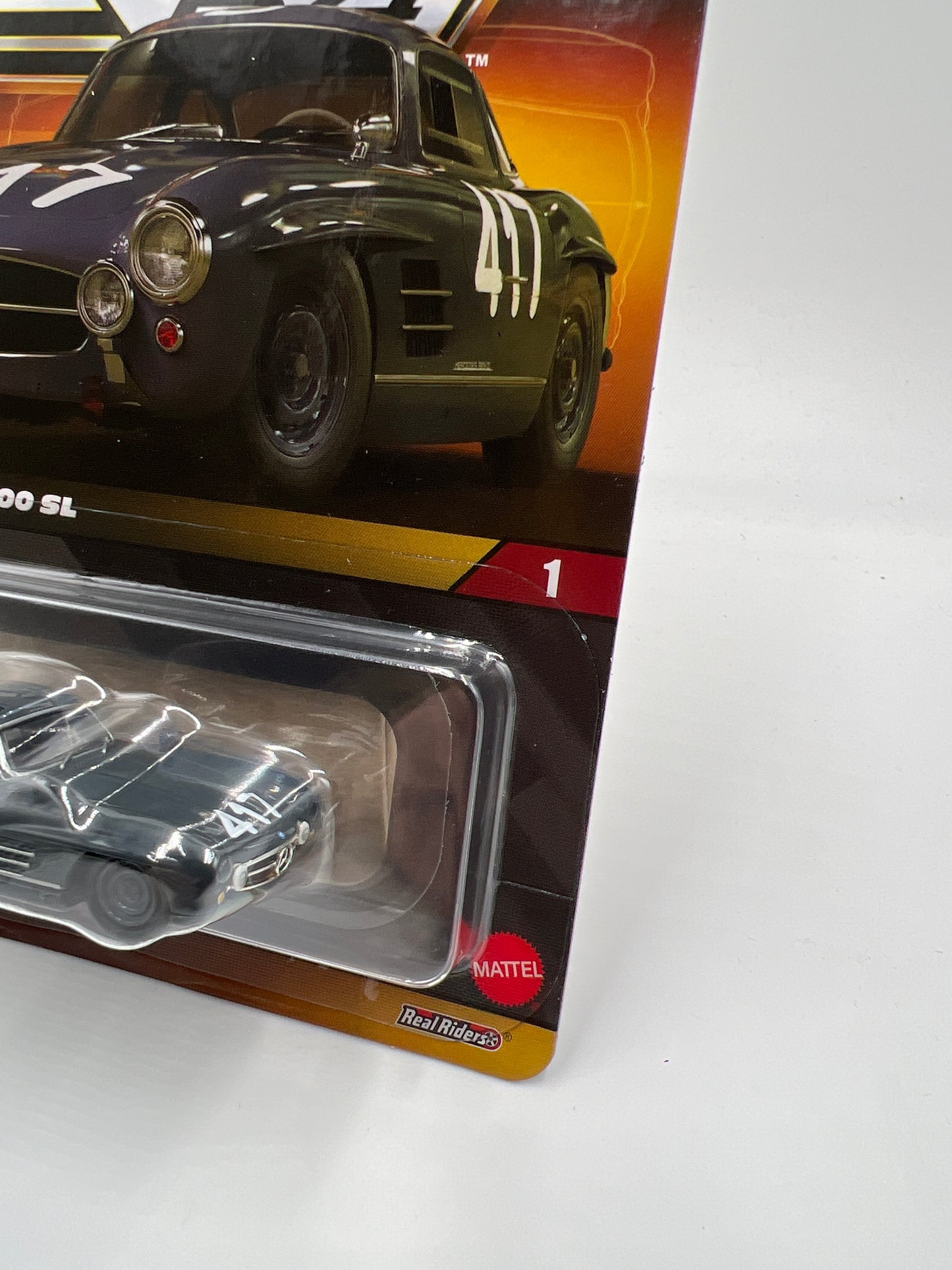 Hot Wheels RLC Elite 64 #1 Mercedes-Benz 300 SL Gray W/Protector