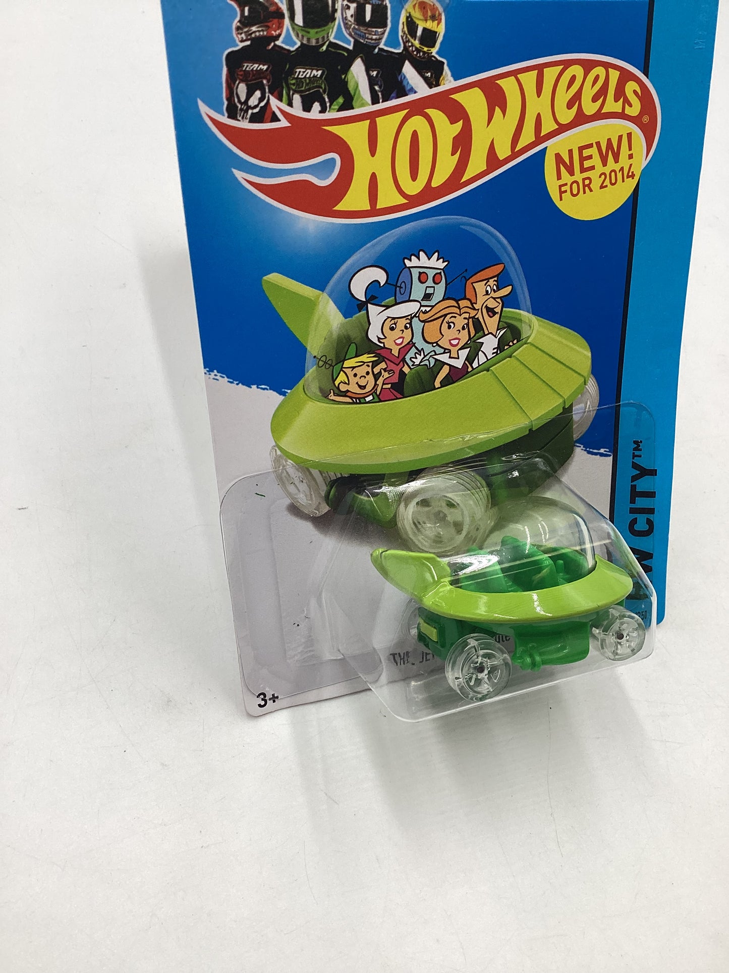 2014 HW City #90 The Jetsons Capsule car 121F