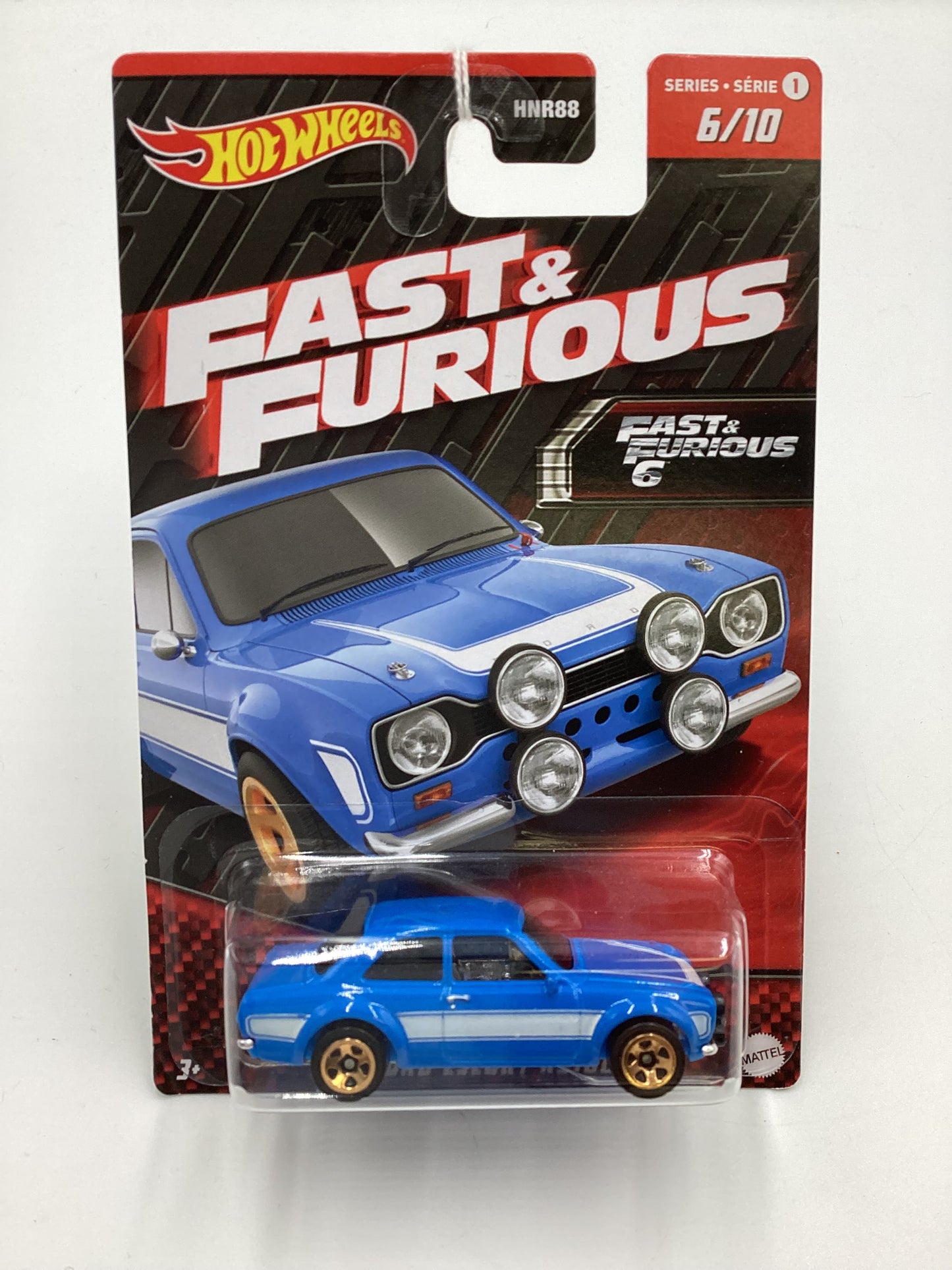 Hot Wheels Fast and Furious Series 1  #6 70 Ford Escort RS 1600 70E
