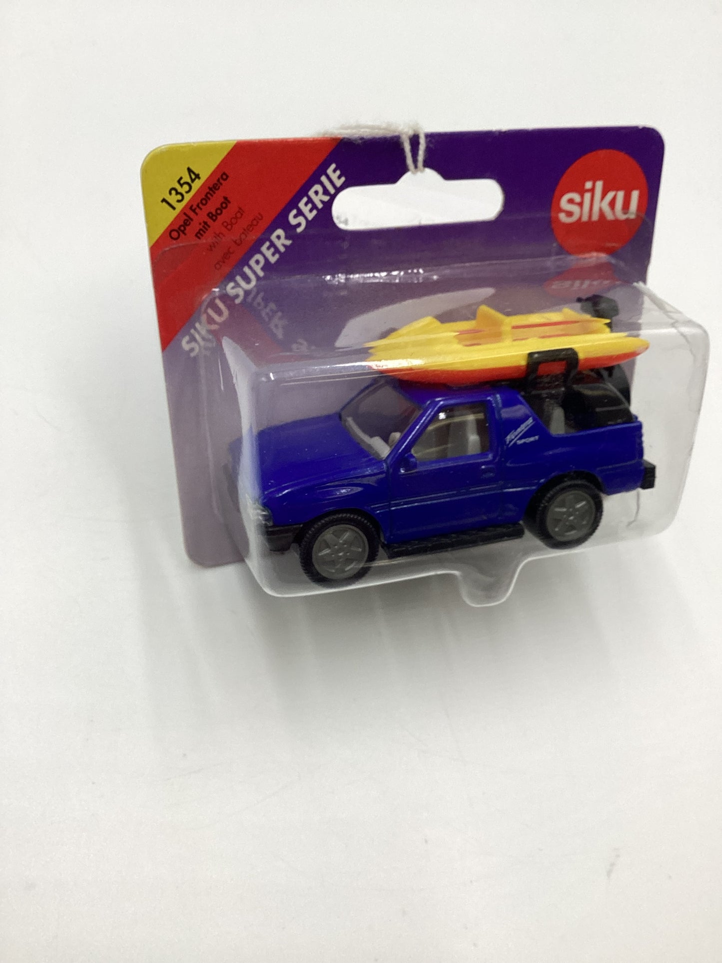 Siku #1354 Opel Frontera with Boat Blue SR