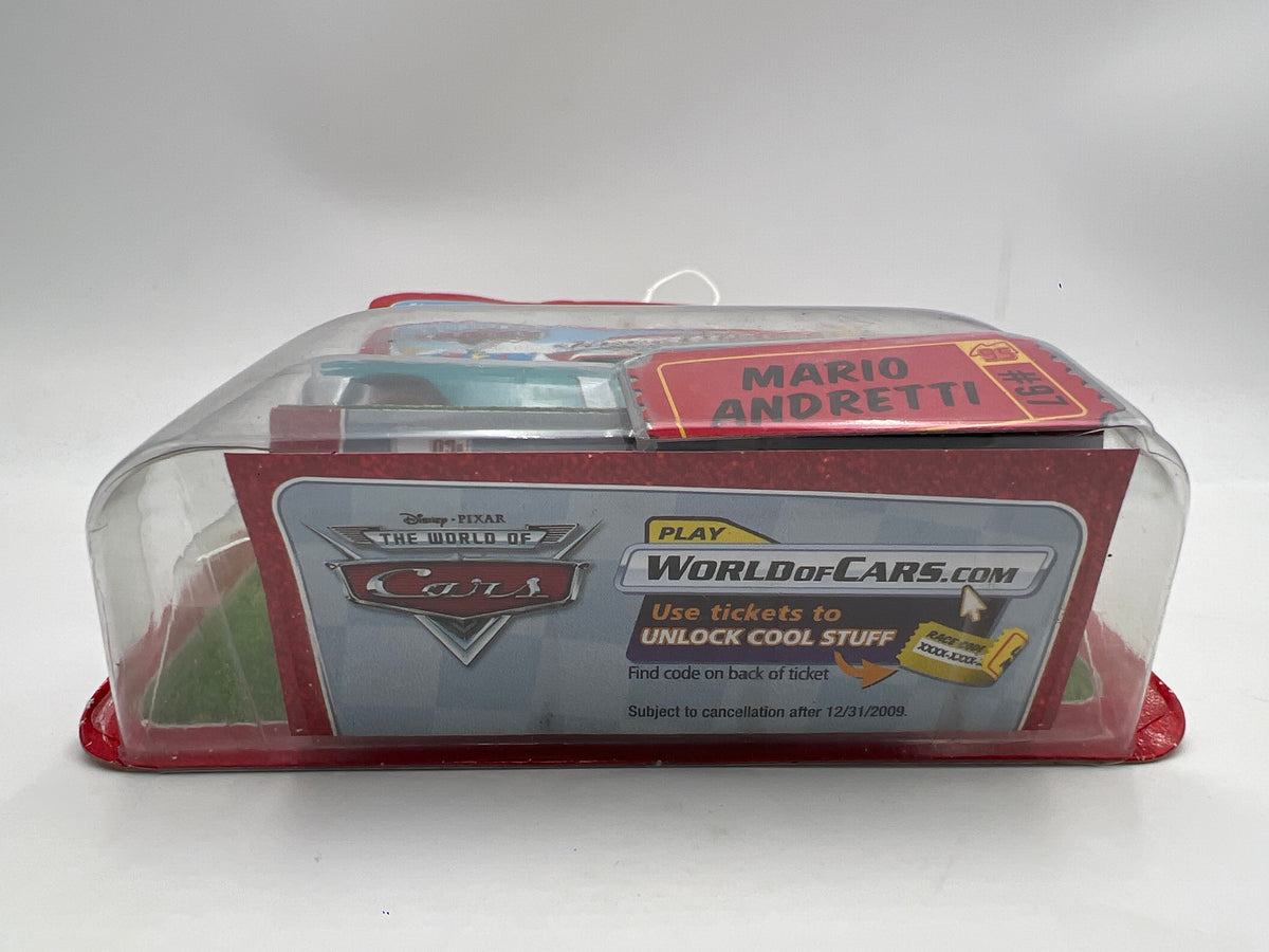 Disney Pixar The World Of Cars Race O Rama #97 CHASE Mario Andretti