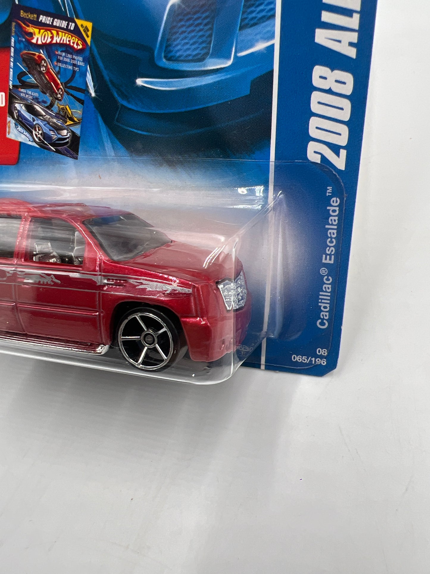 2008 Hot Wheels All Stars #65 Cadillac Escalade Red 56B