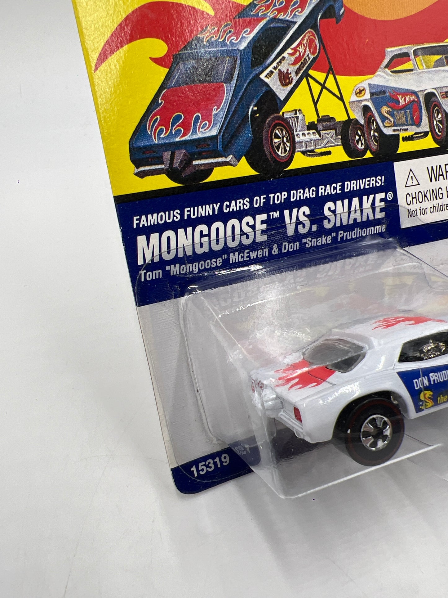 Hot Wheels Vintage Collection Mongoose Vs. Snake Don Prudhomme The Snake II White #1